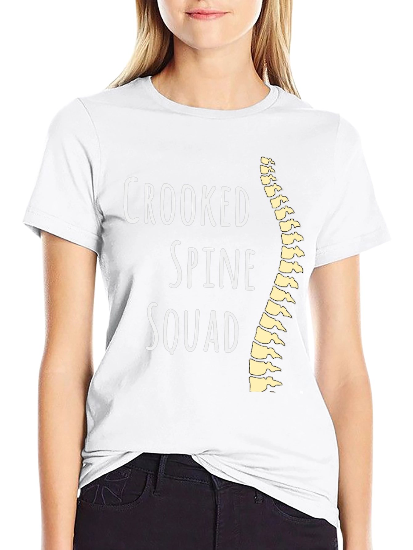 Crooked Spine Squad Graphic T-Shirt