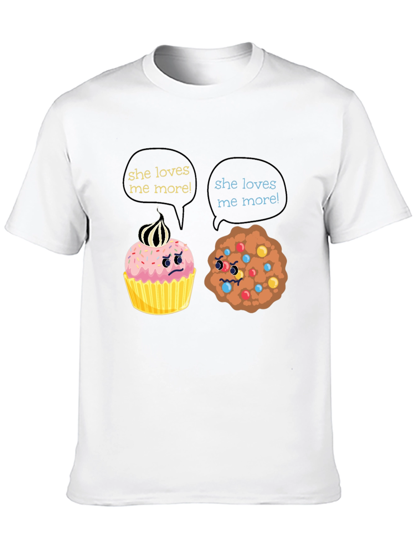 Funny She Loves Me More T-Shirt