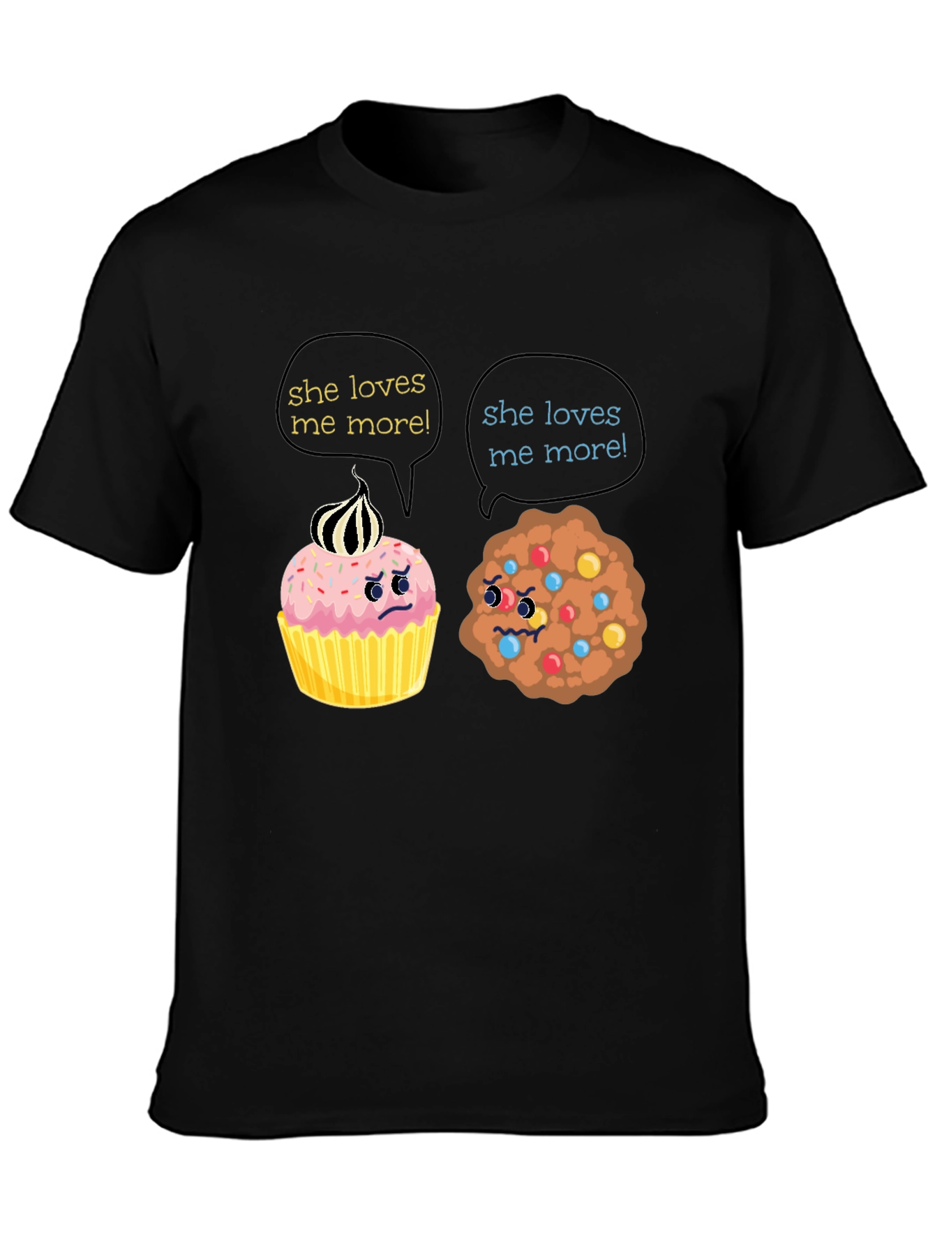 Funny She Loves Me More T-Shirt
