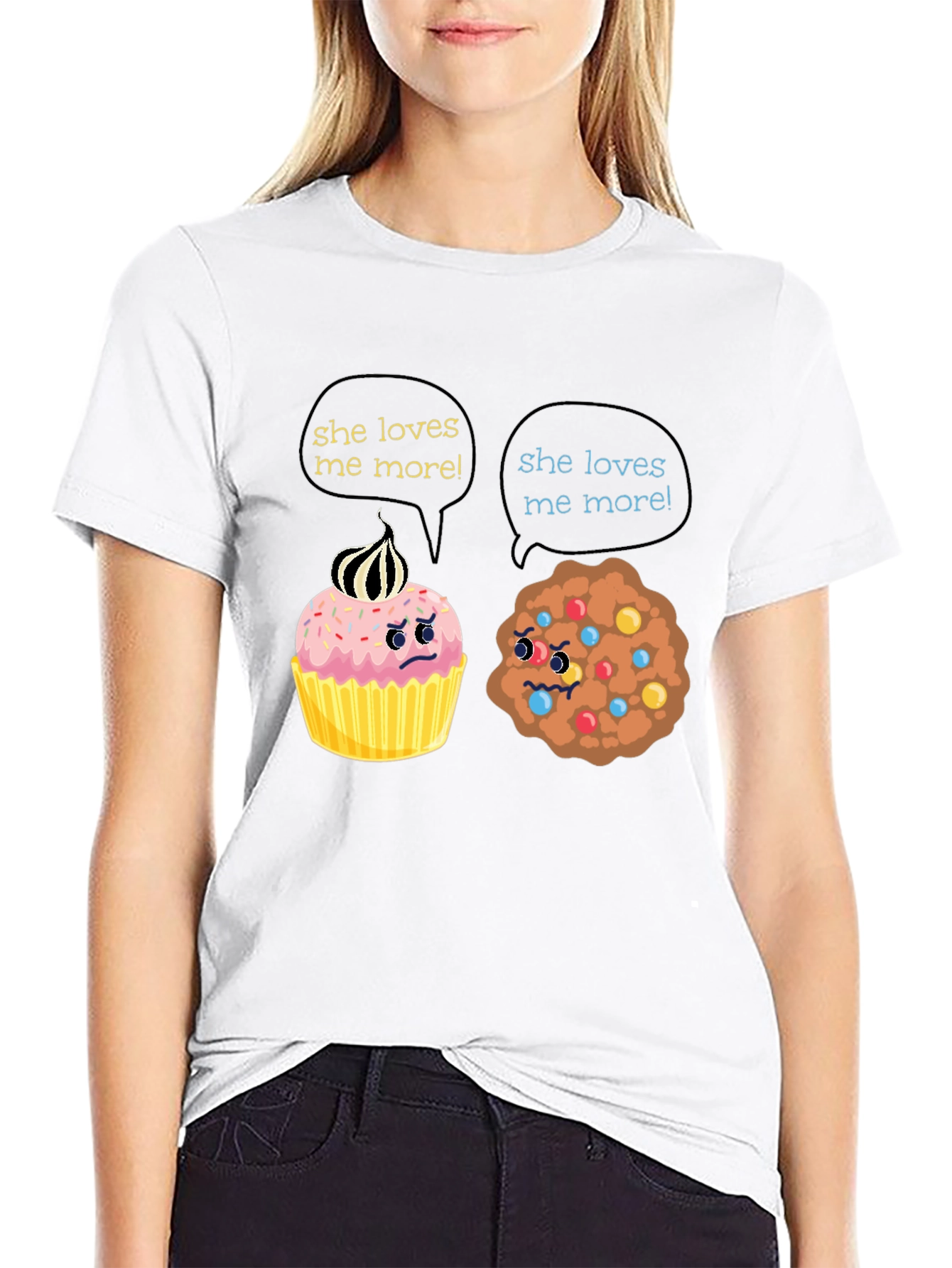 Funny She Loves Me More T-Shirt