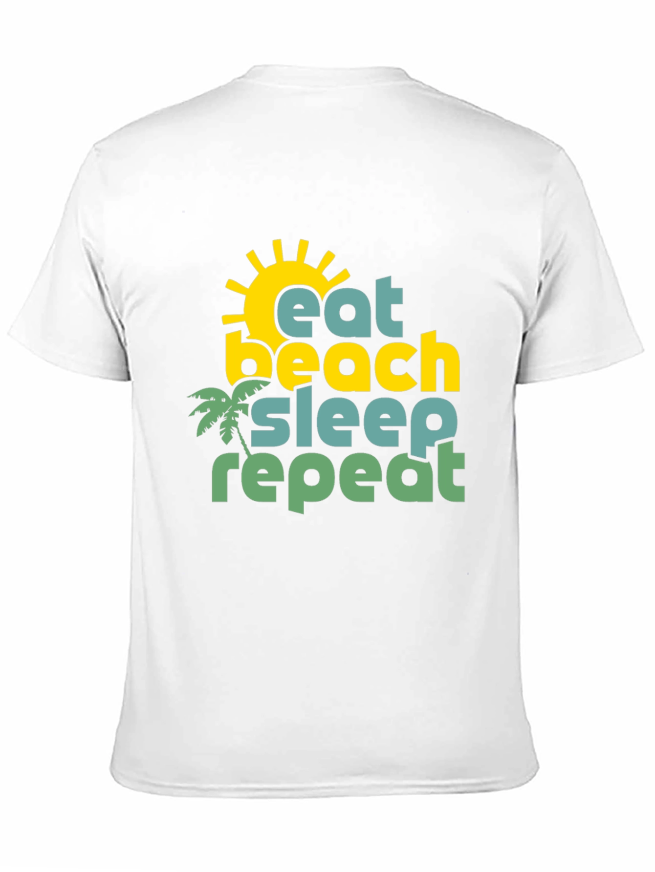Eat Beach Sleep Repeat Graphic T-Shirt
