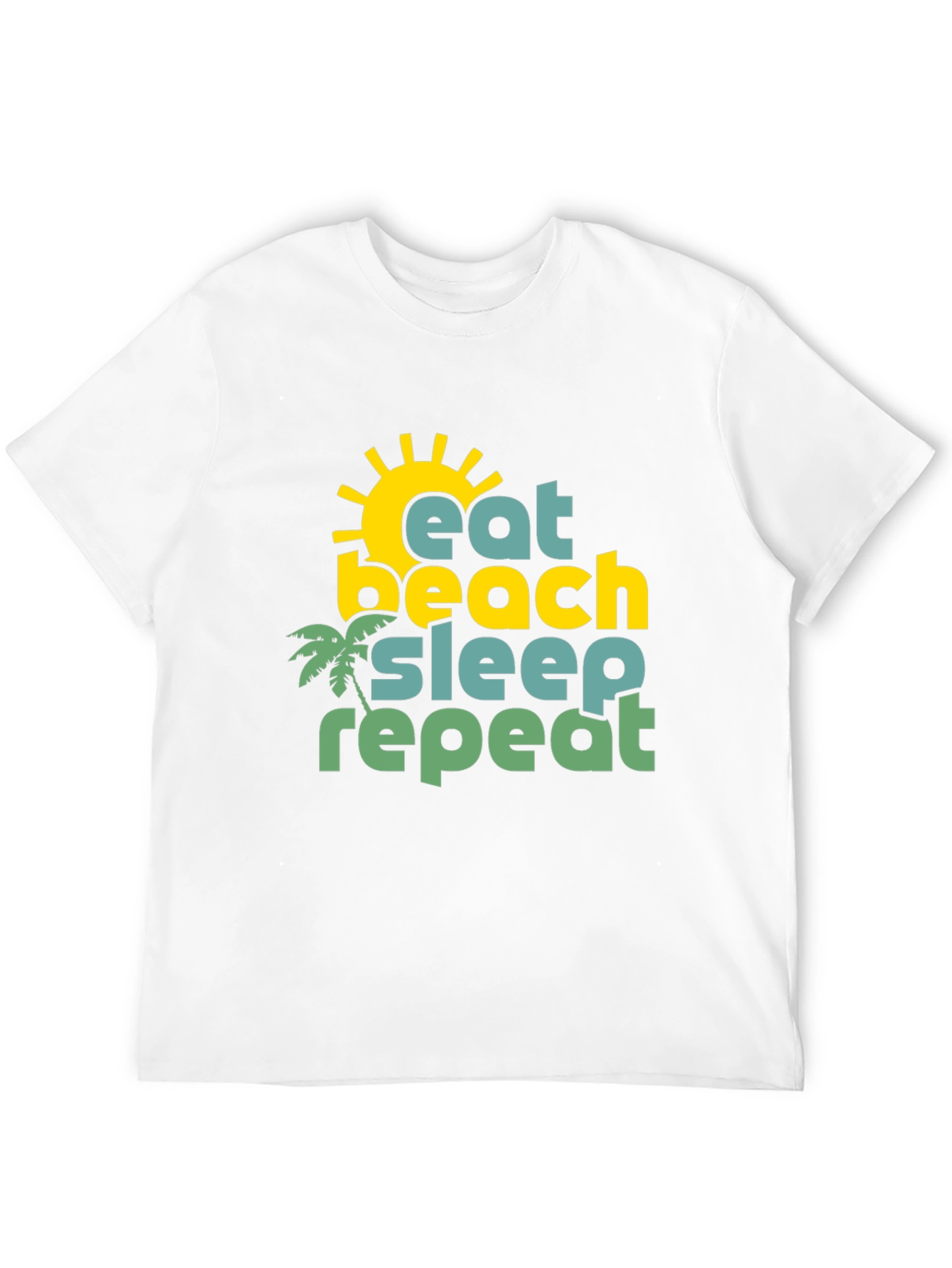 Eat Beach Sleep Repeat Graphic T-Shirt