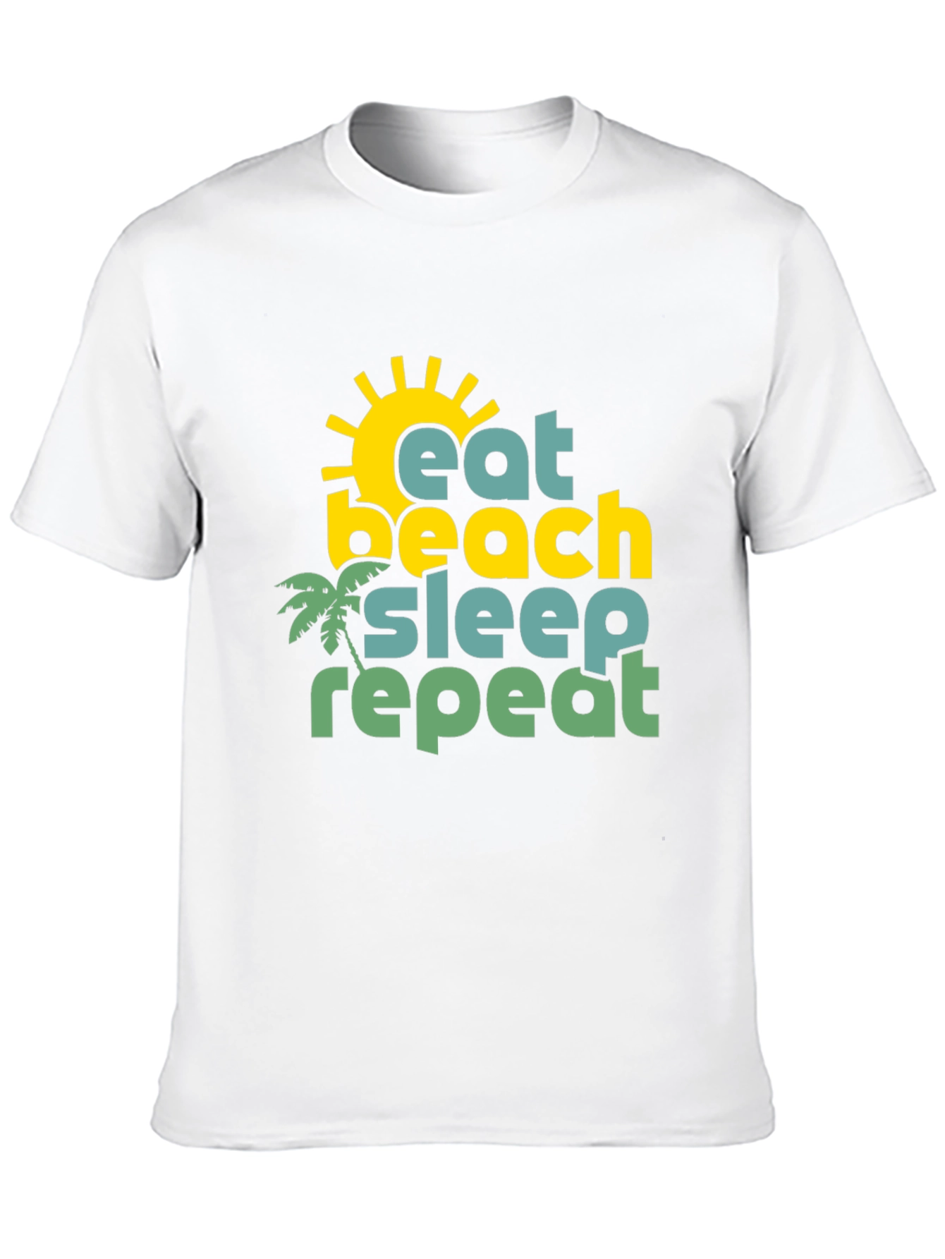 Eat Beach Sleep Repeat Graphic T-Shirt
