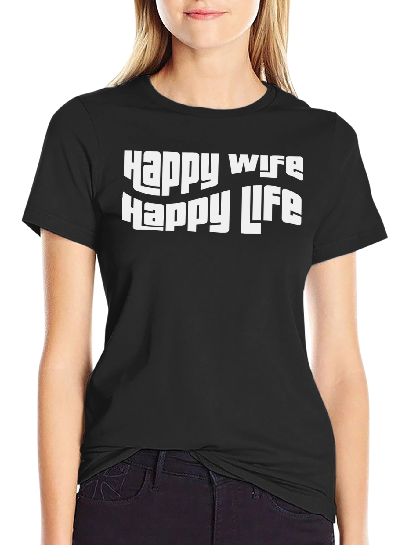 Happy Wife Happy Life Graphic Tee