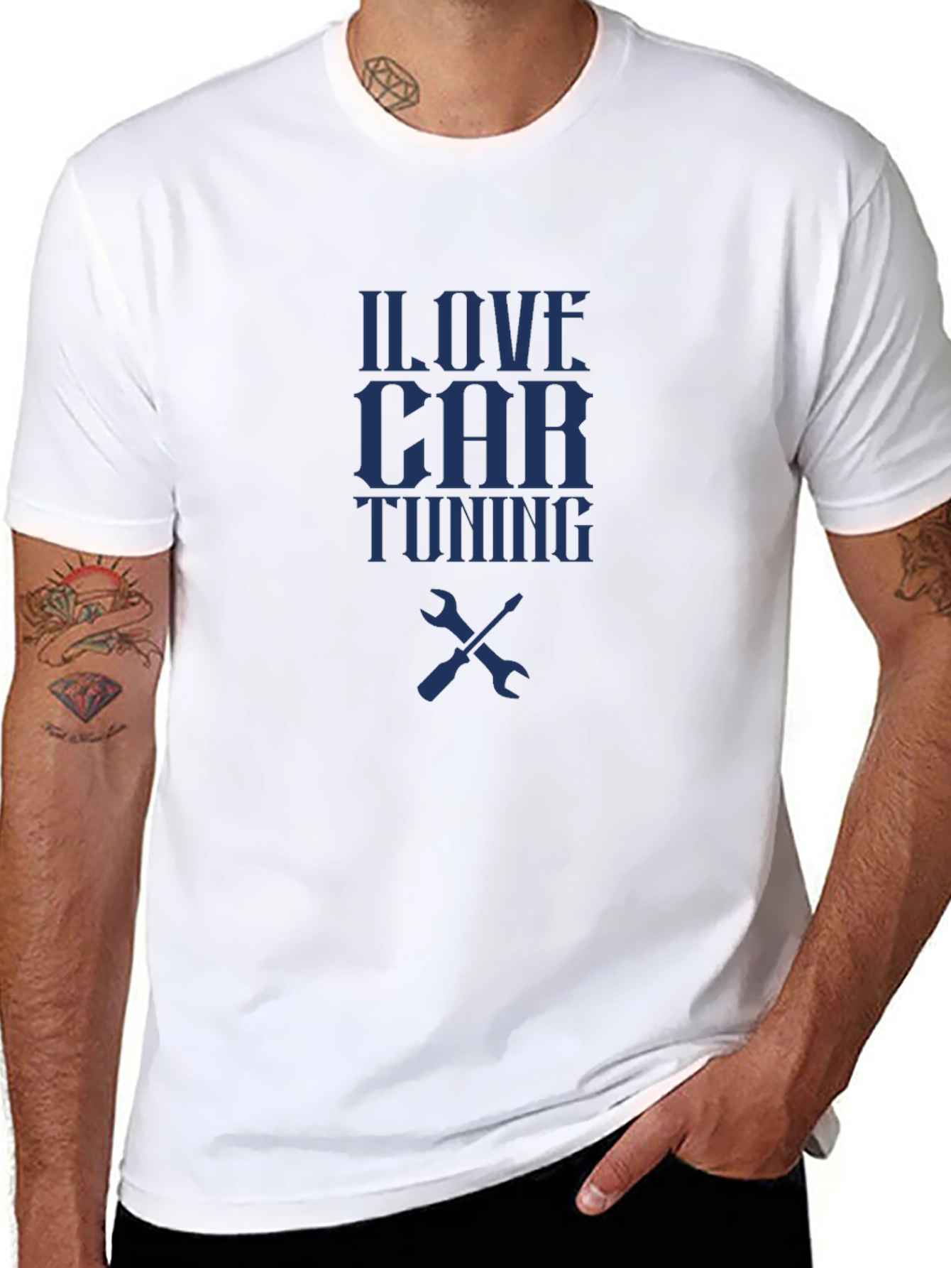 I Love Car Tuning Graphic T-Shirt