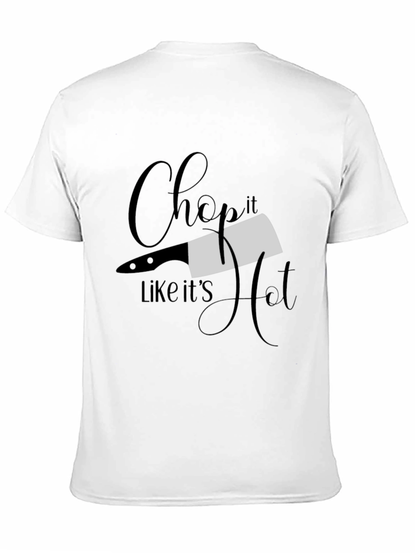 Chop it Like Its Hot Black T-Shirt