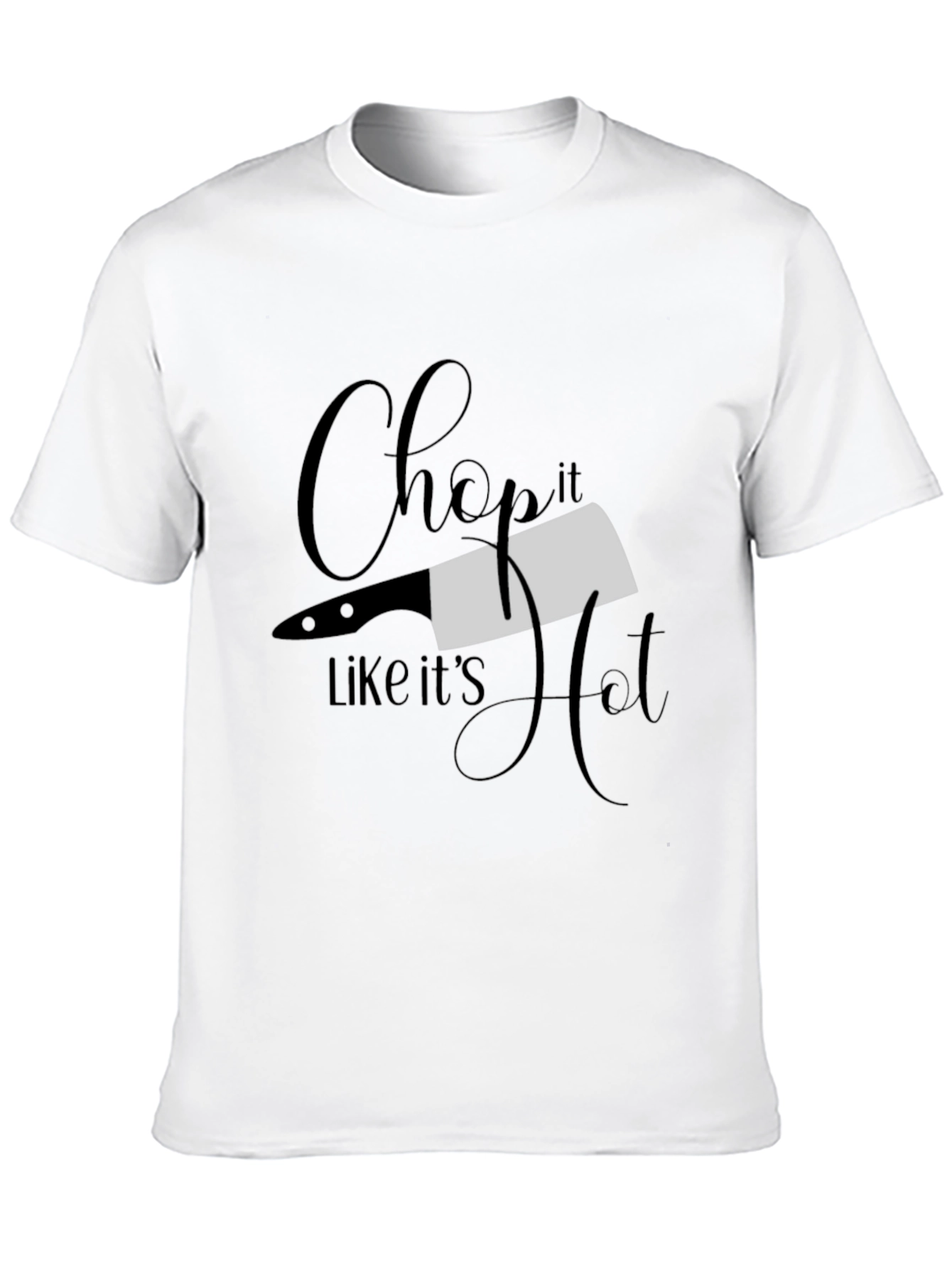 Chop it Like Its Hot Black T-Shirt