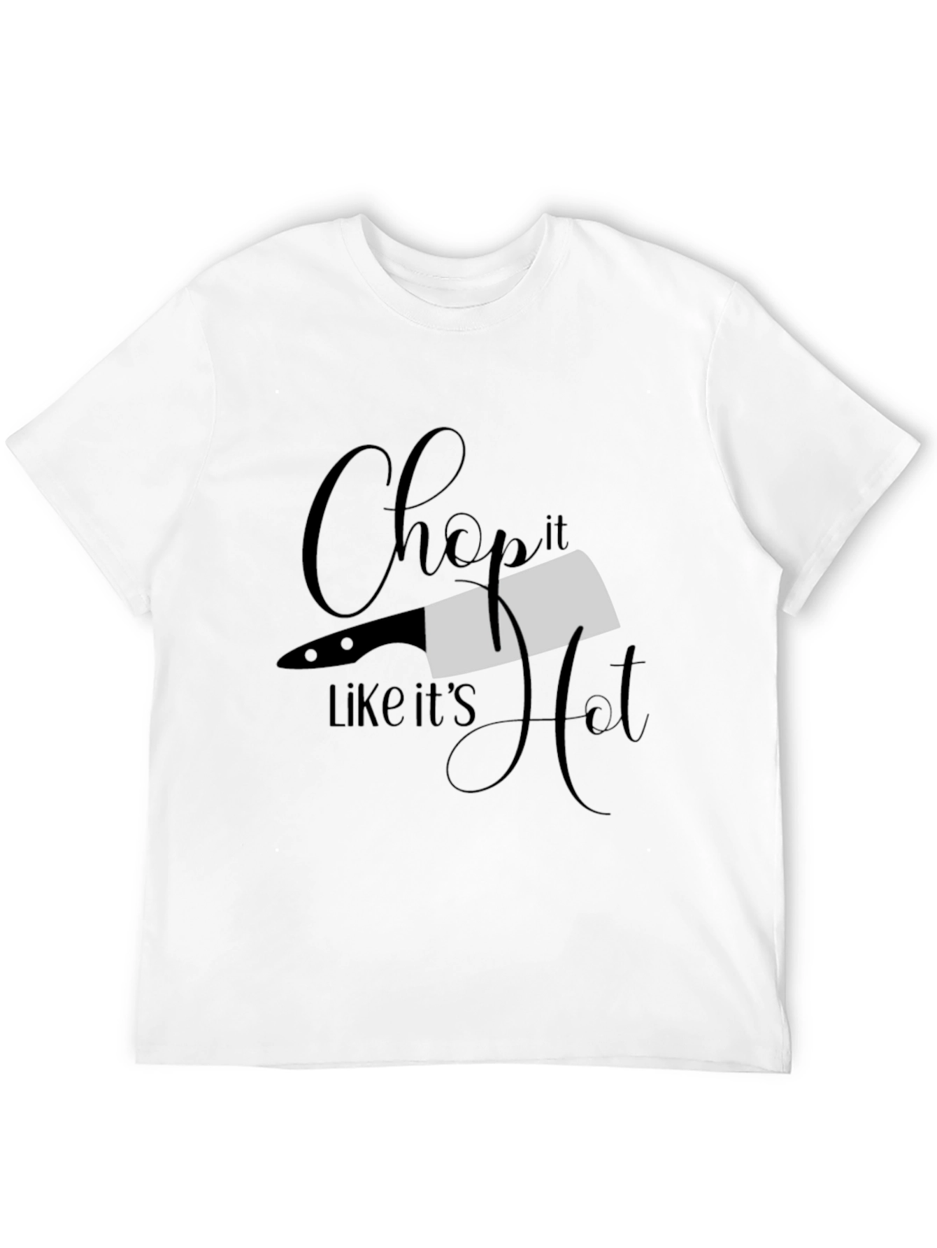 Chop it Like Its Hot Black T-Shirt