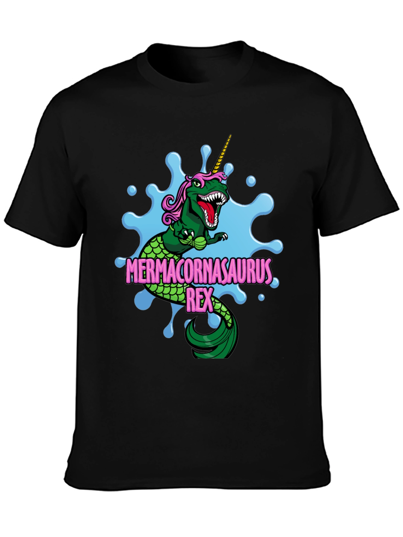 Mermacornasaurus Rex T-Shirt Funny Dinosaur Tee