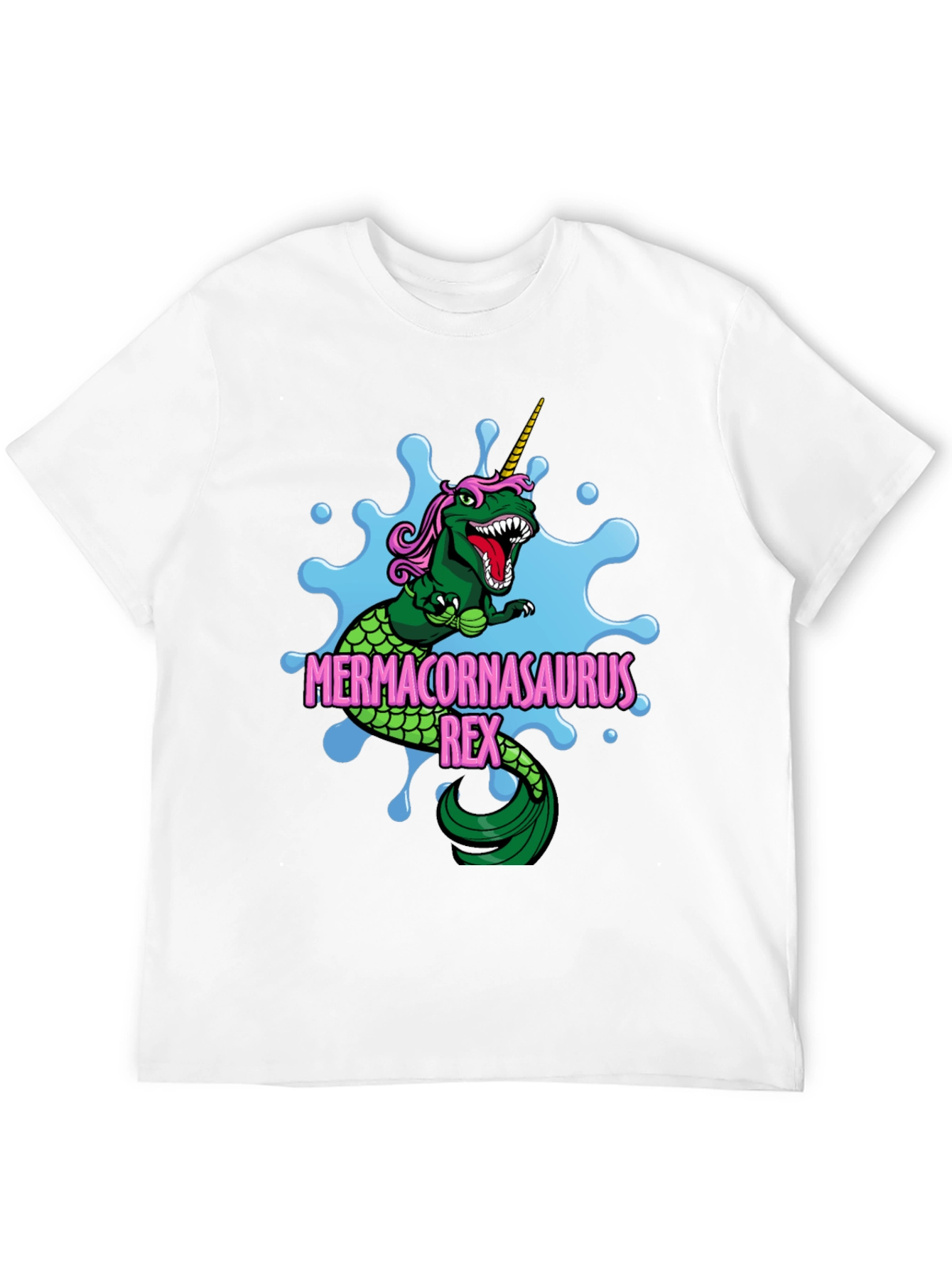 Mermacornasaurus Rex T-Shirt Funny Dinosaur Tee