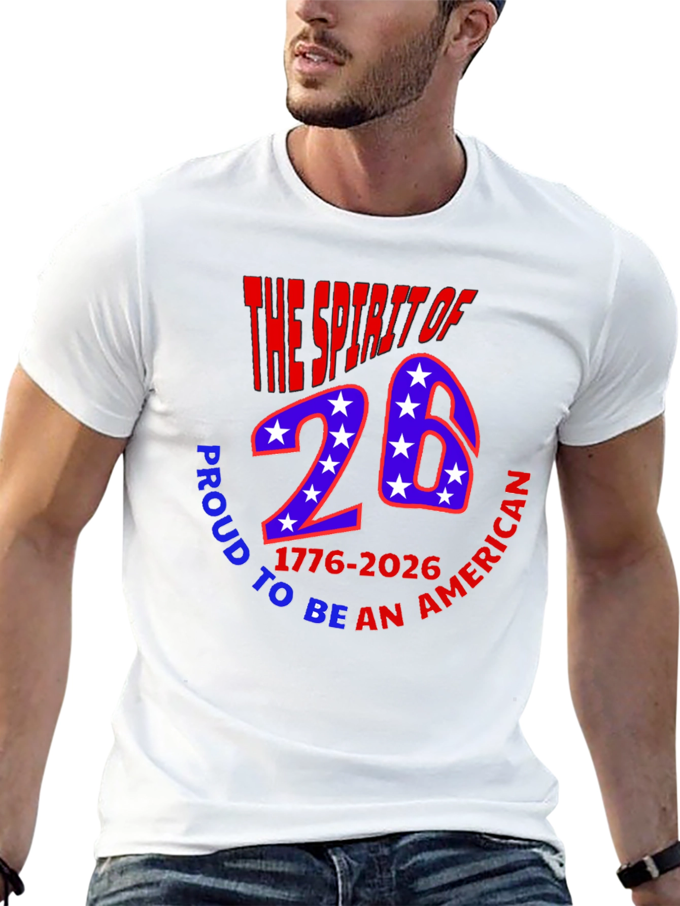 Spirit of 26 American Patriotic T-Shirt
