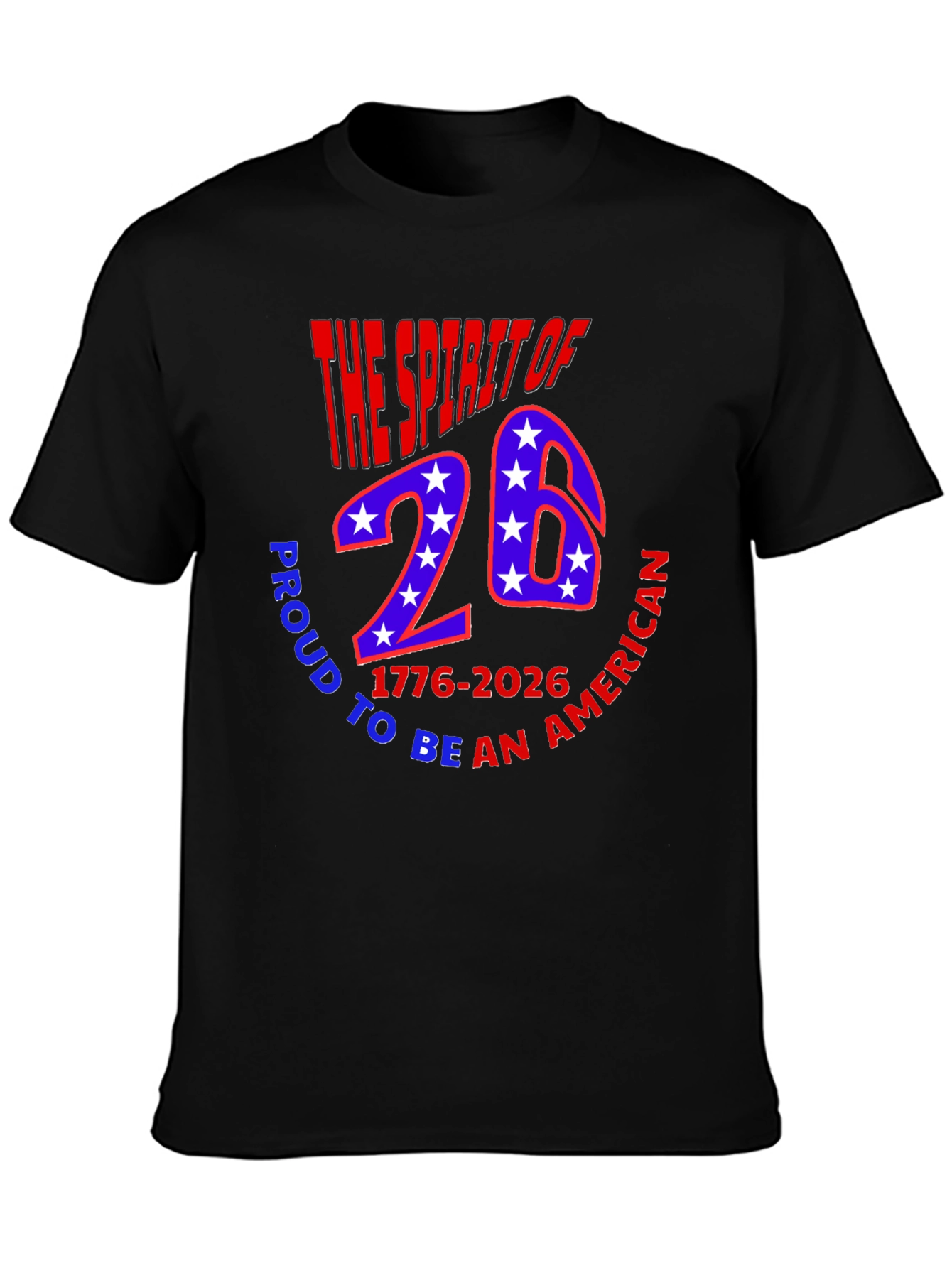 Spirit of 26 American Patriotic T-Shirt