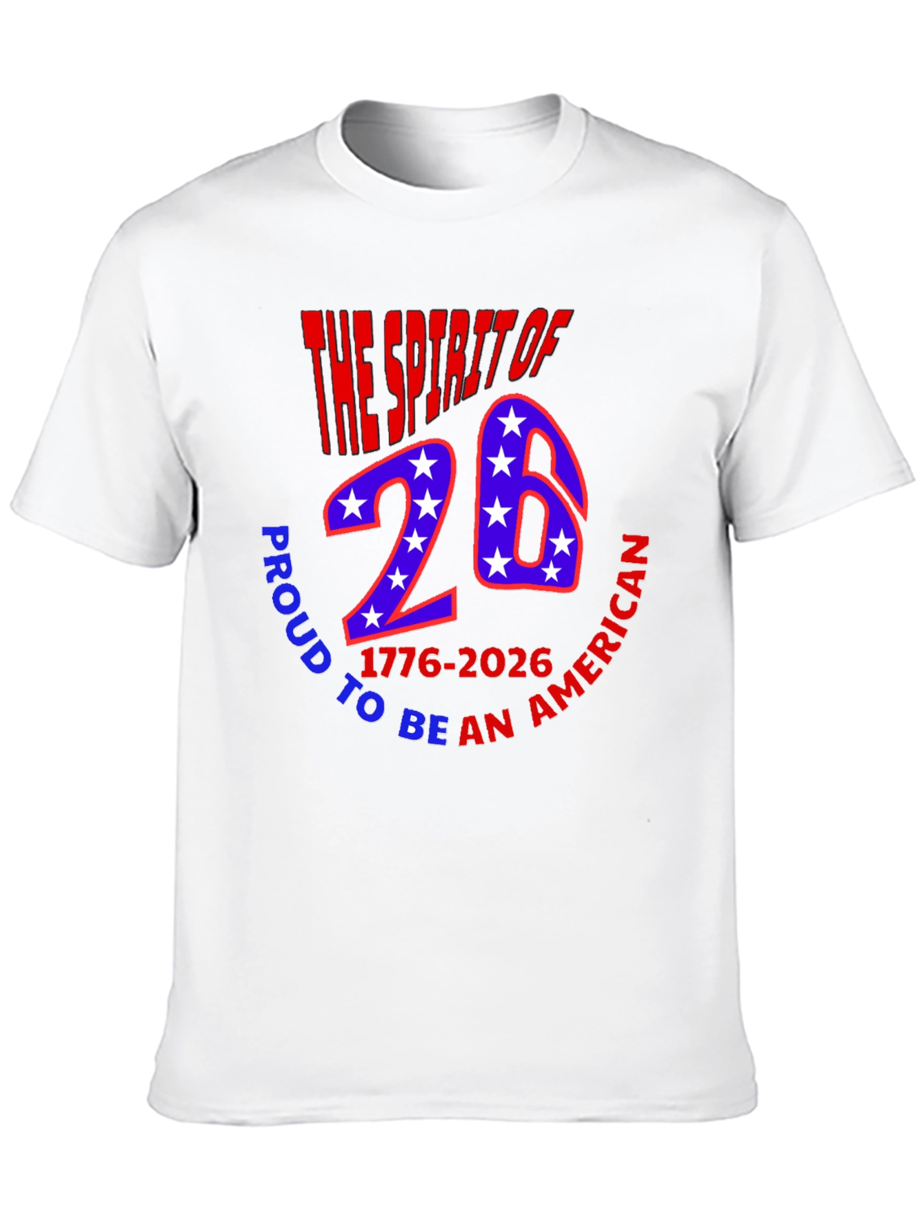 Spirit of 26 American Patriotic T-Shirt
