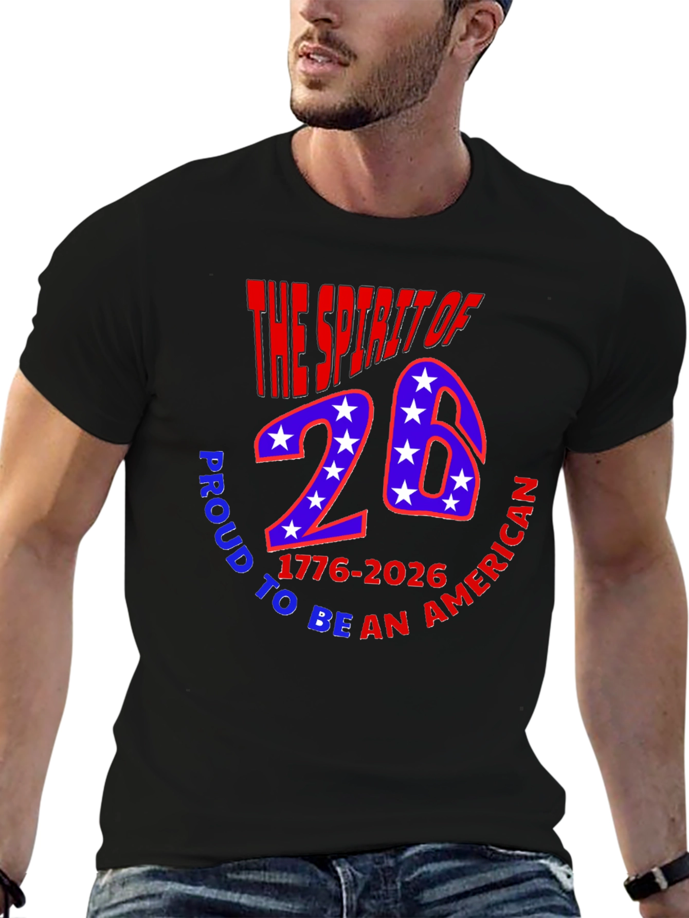 Spirit of 26 American Patriotic T-Shirt