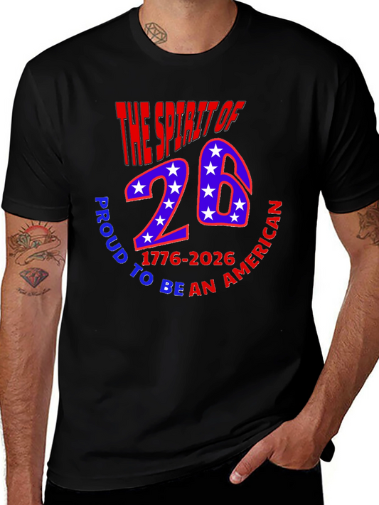 Spirit of 26 American Patriotic T-Shirt