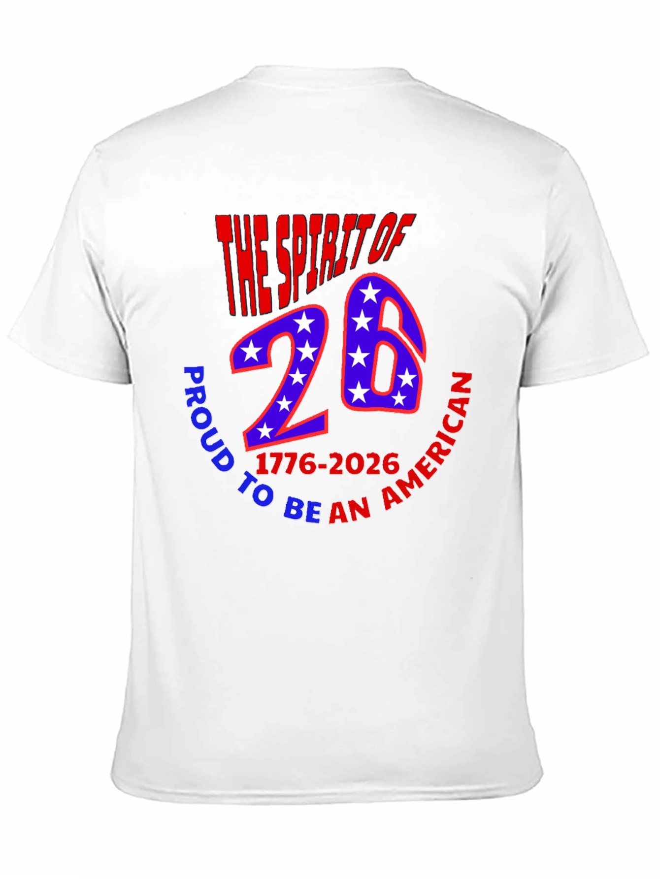 Spirit of 26 American Patriotic T-Shirt
