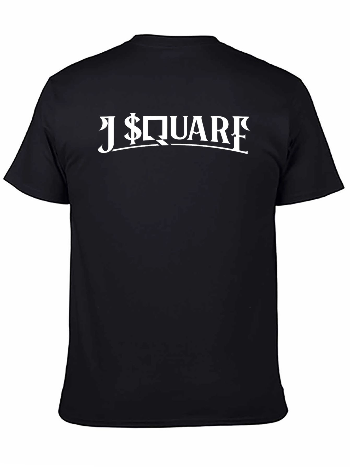 J$quare Black Graphic T-Shirt