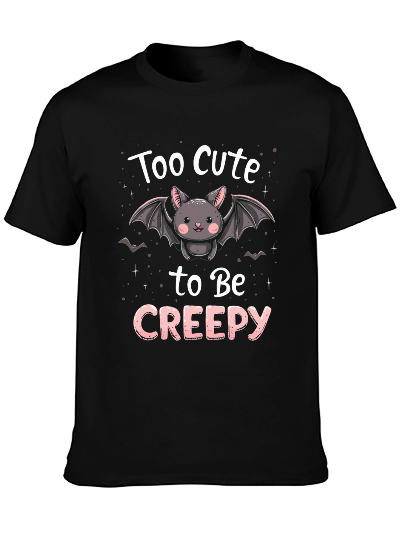 Cute Bat T-Shirt - Too Cute to Be Creepy