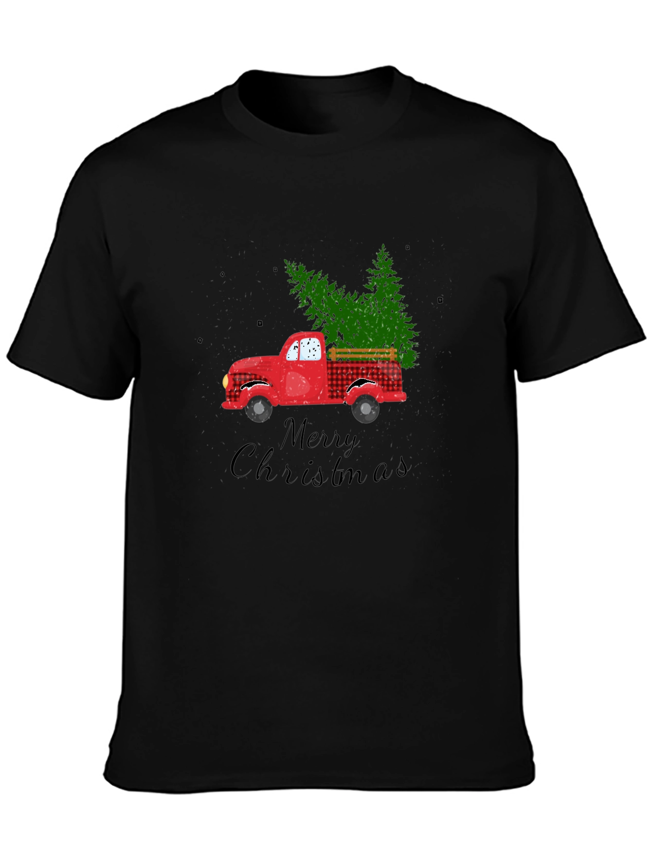 Festive Christmas Truck Graphic Tee