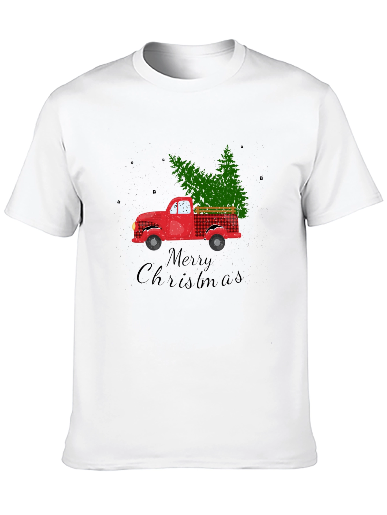 Festive Christmas Truck Graphic Tee