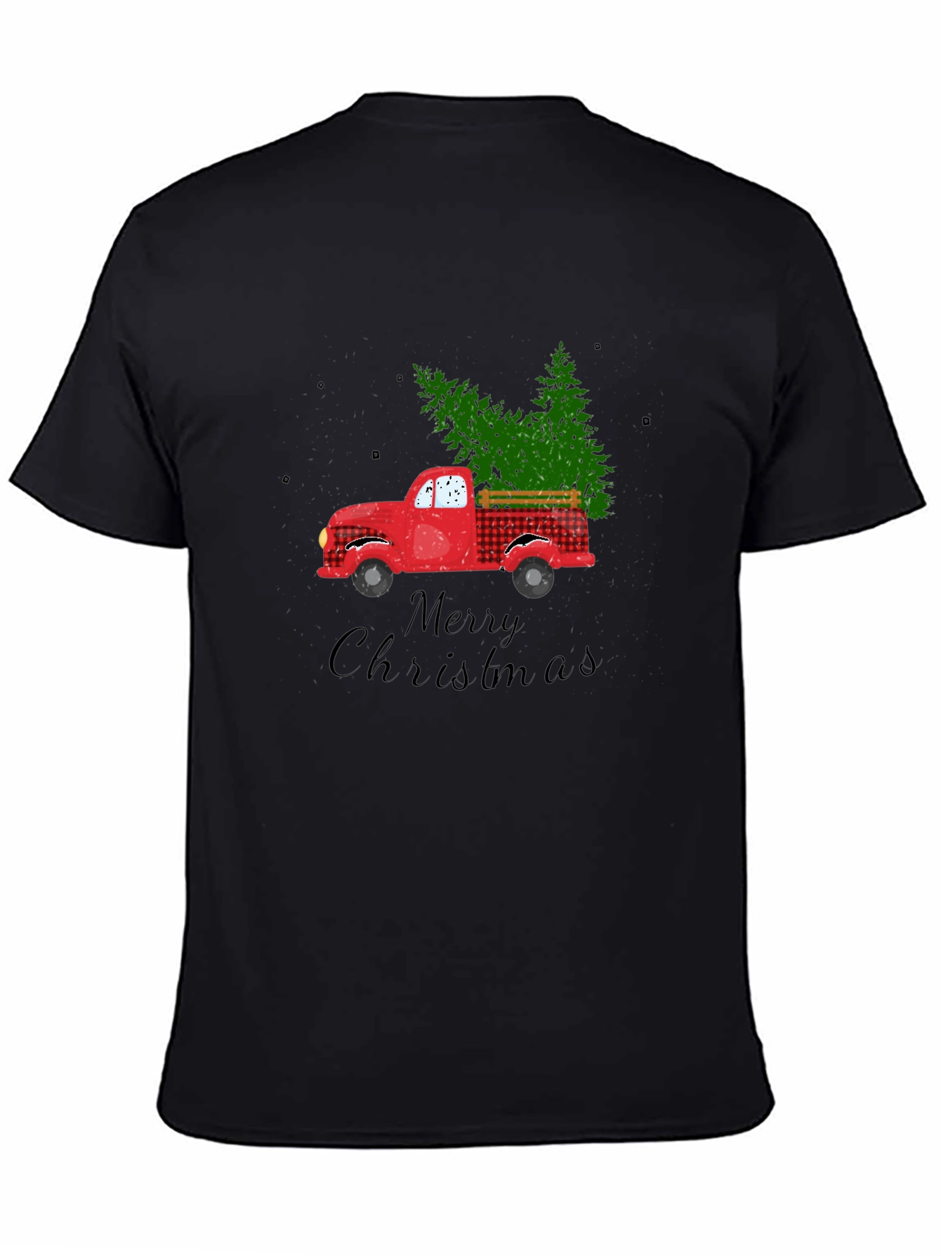 Festive Christmas Truck Graphic Tee