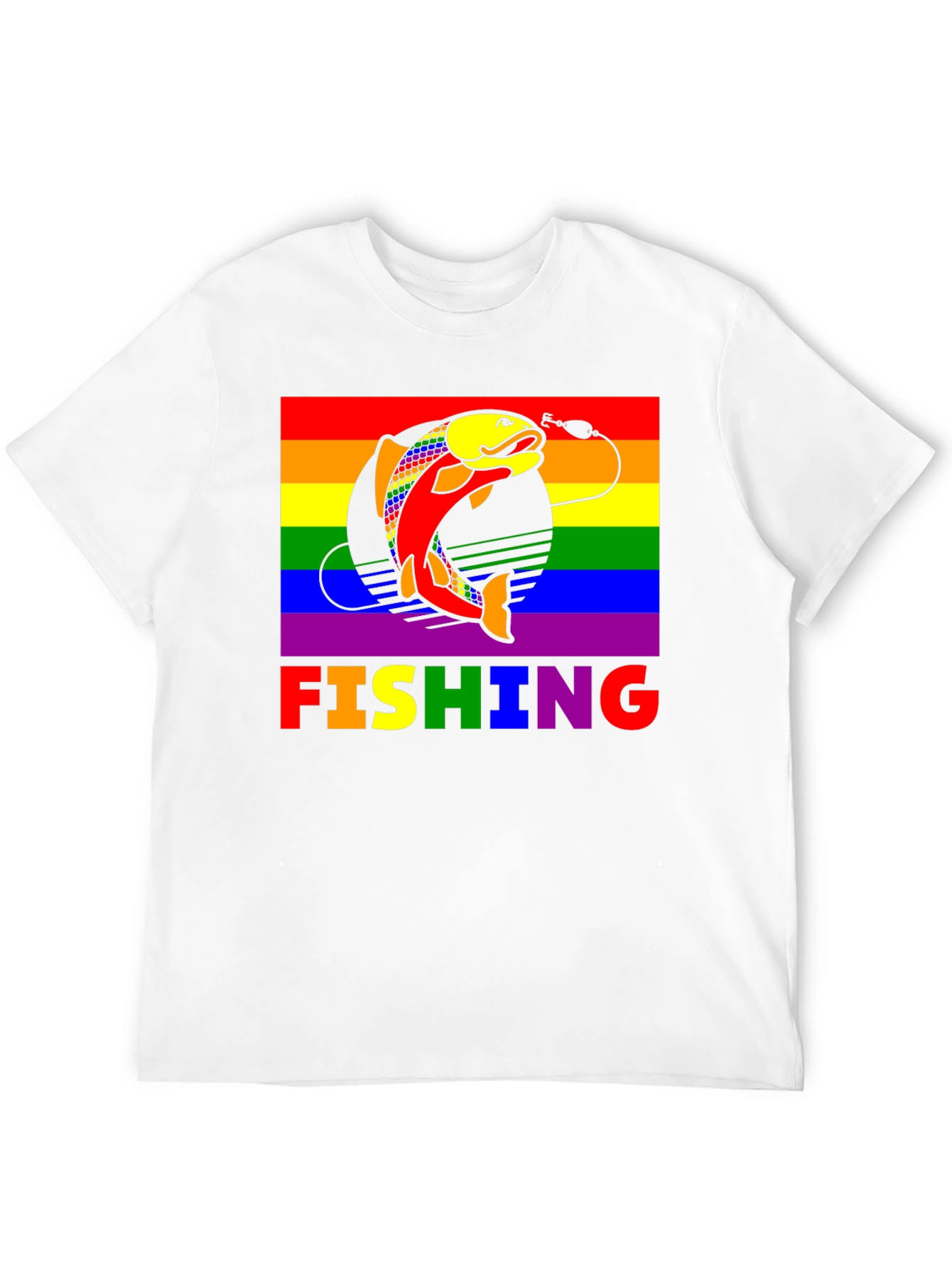 LGBTQ Pride Fishing T-Shirt
