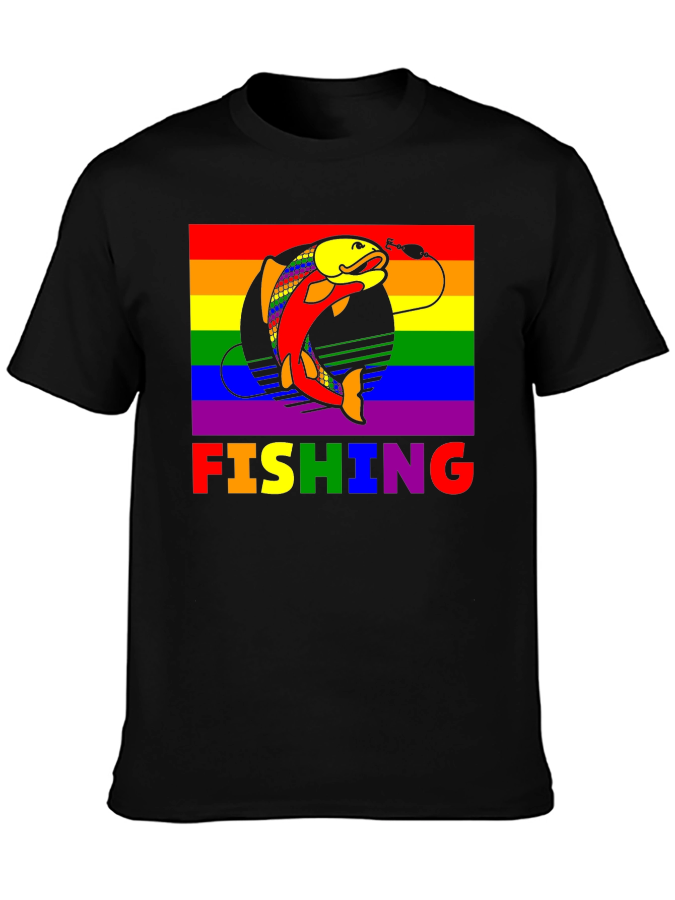 LGBTQ Pride Fishing T-Shirt