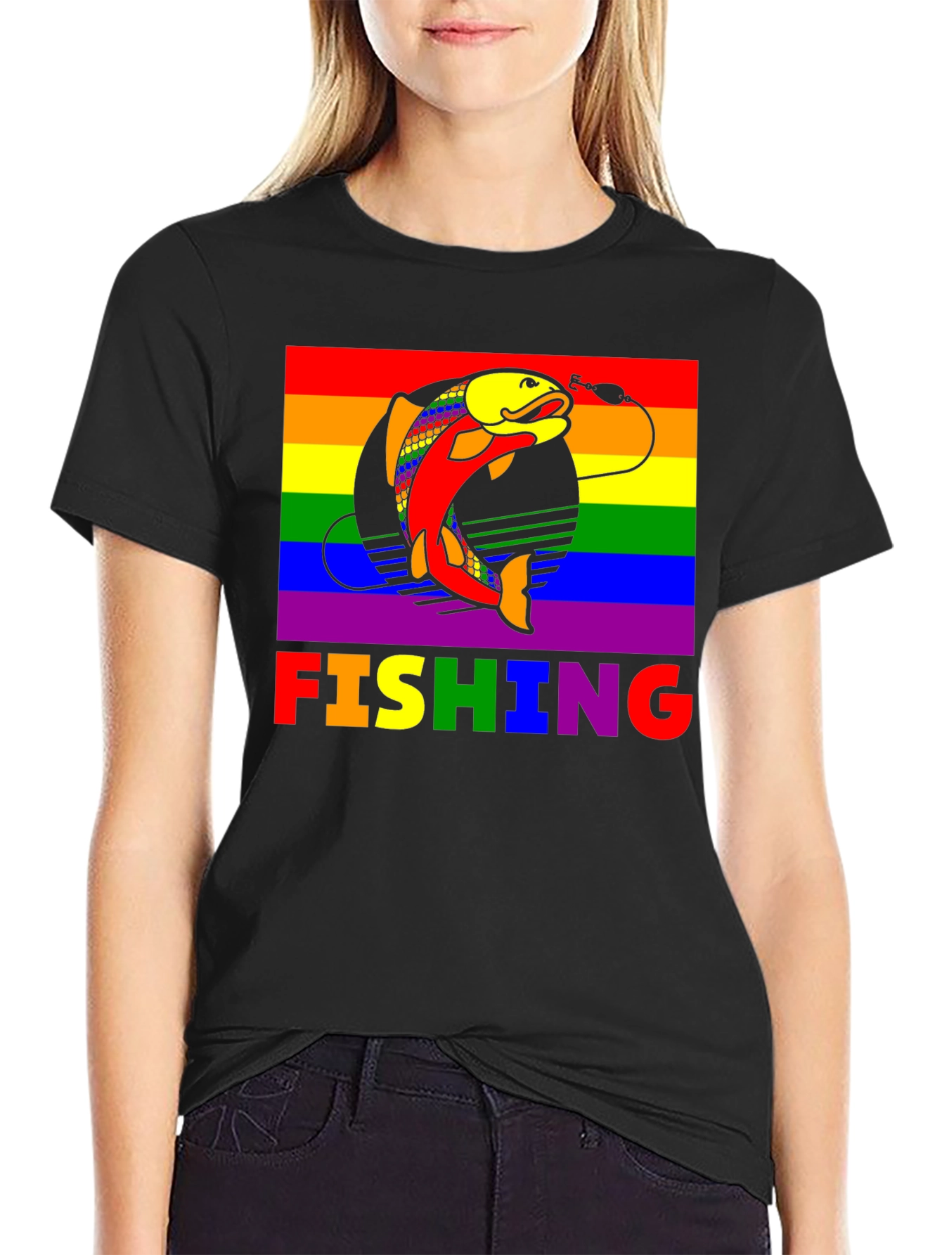 LGBTQ Pride Fishing T-Shirt