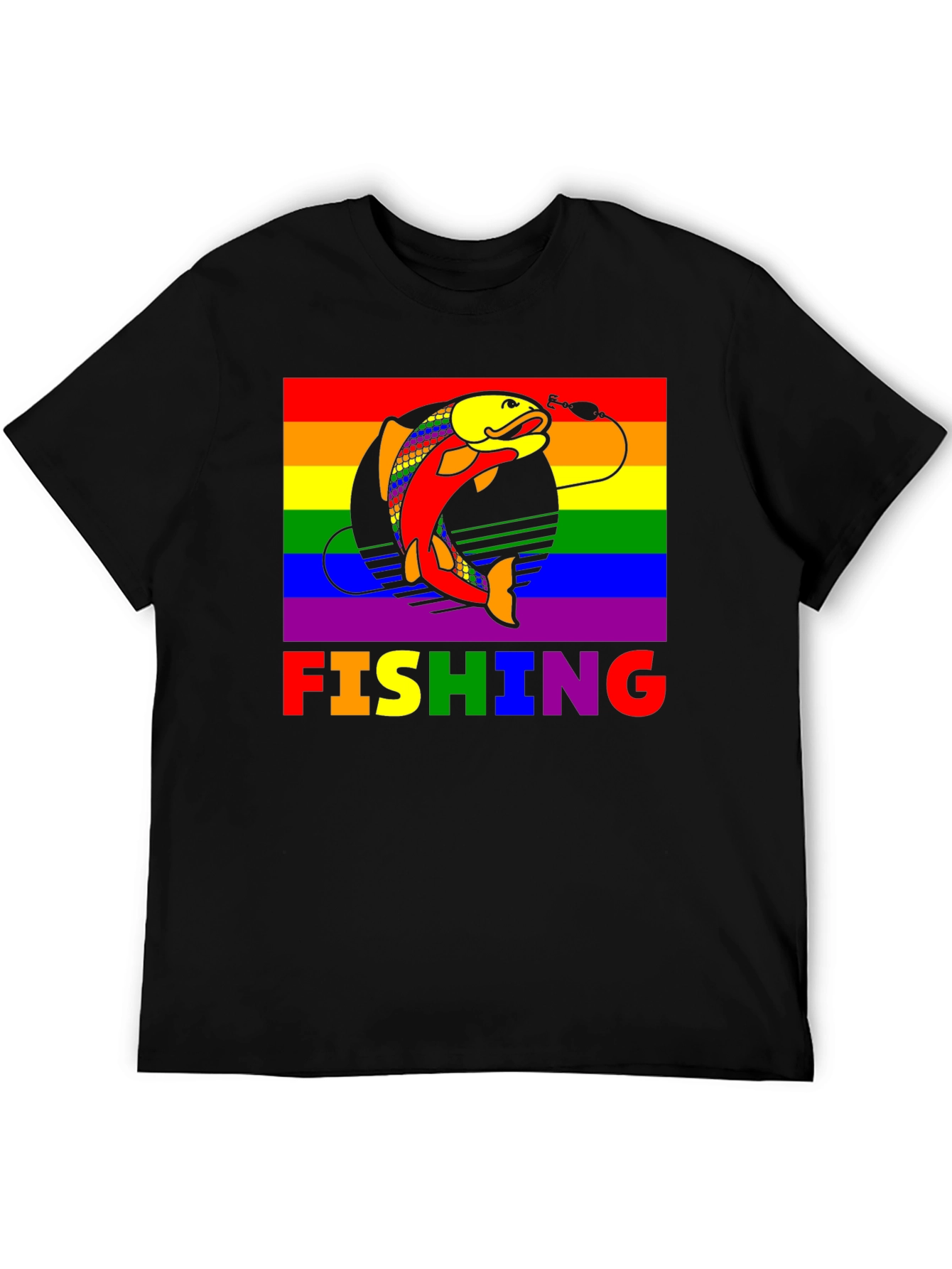 LGBTQ Pride Fishing T-Shirt