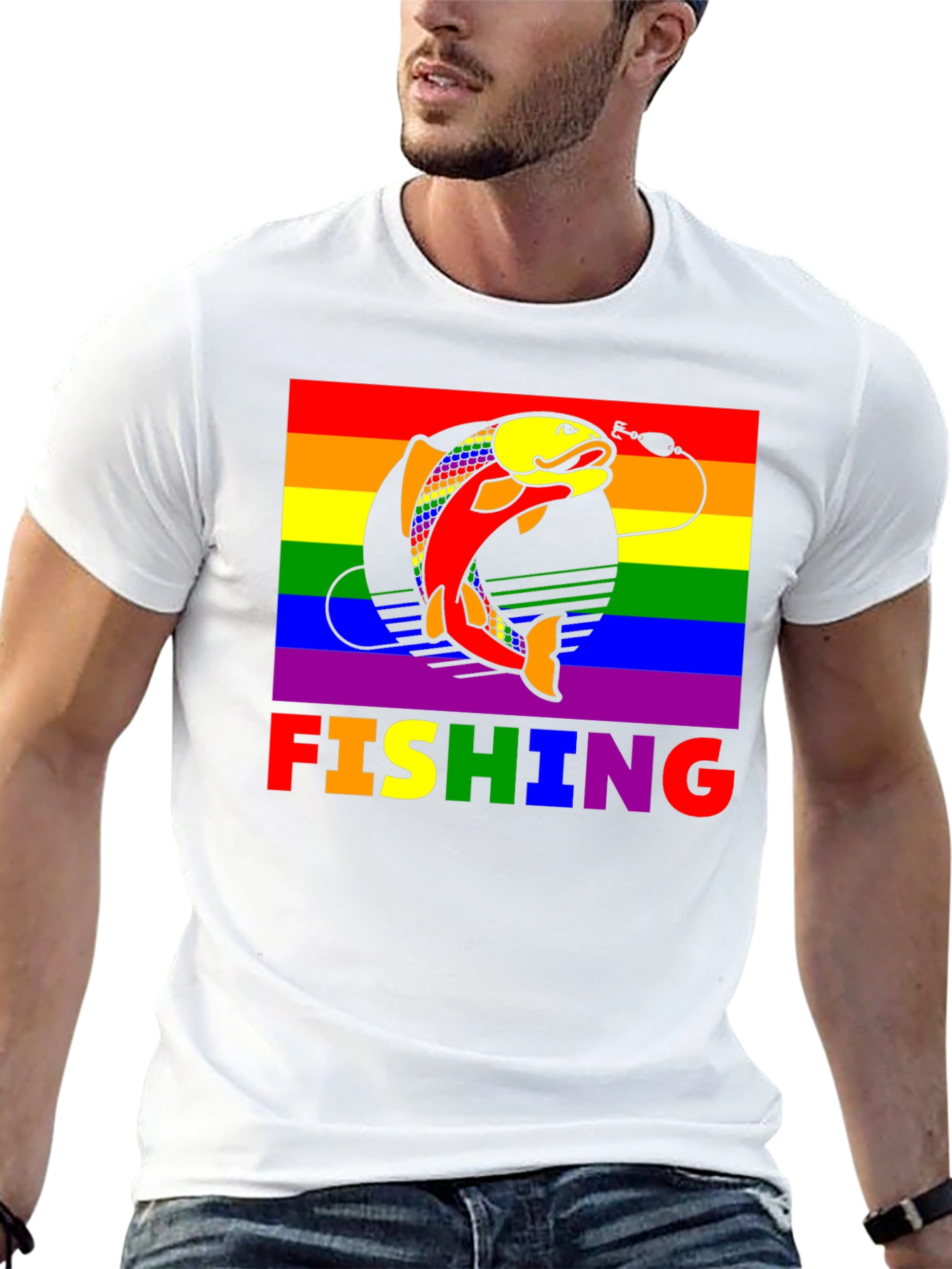 LGBTQ Pride Fishing T-Shirt