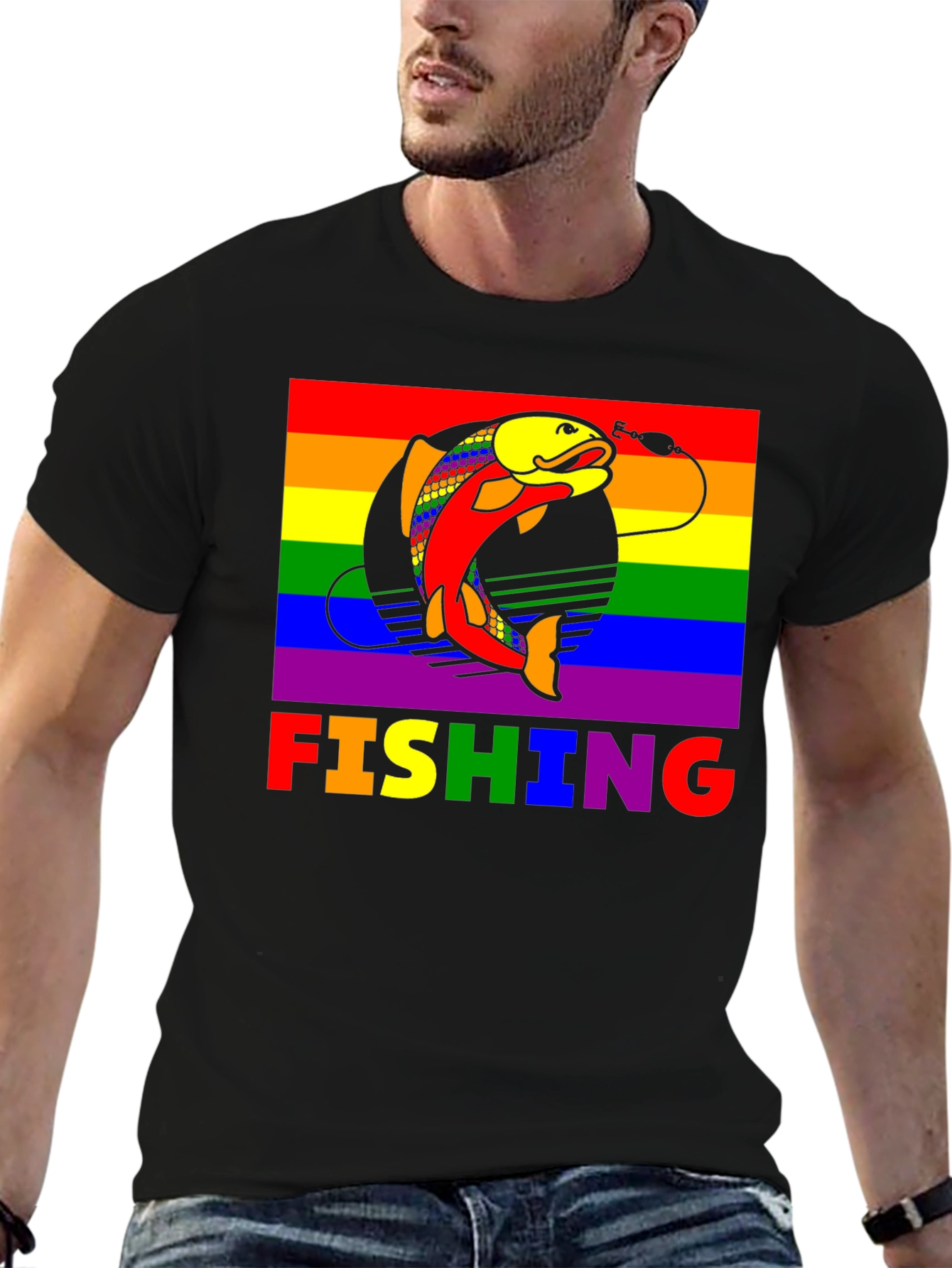 LGBTQ Pride Fishing T-Shirt