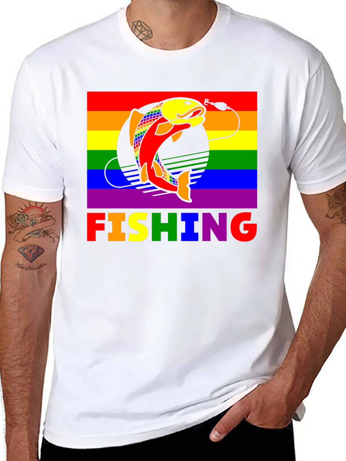 LGBTQ Pride Fishing T-Shirt