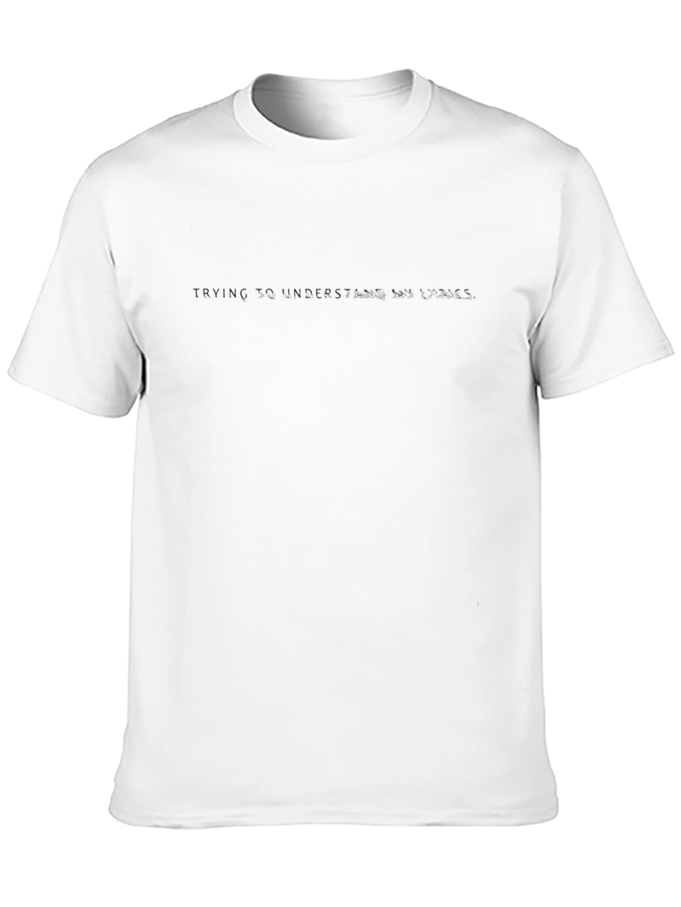 Trying So Understand My Issues Black T-Shirt