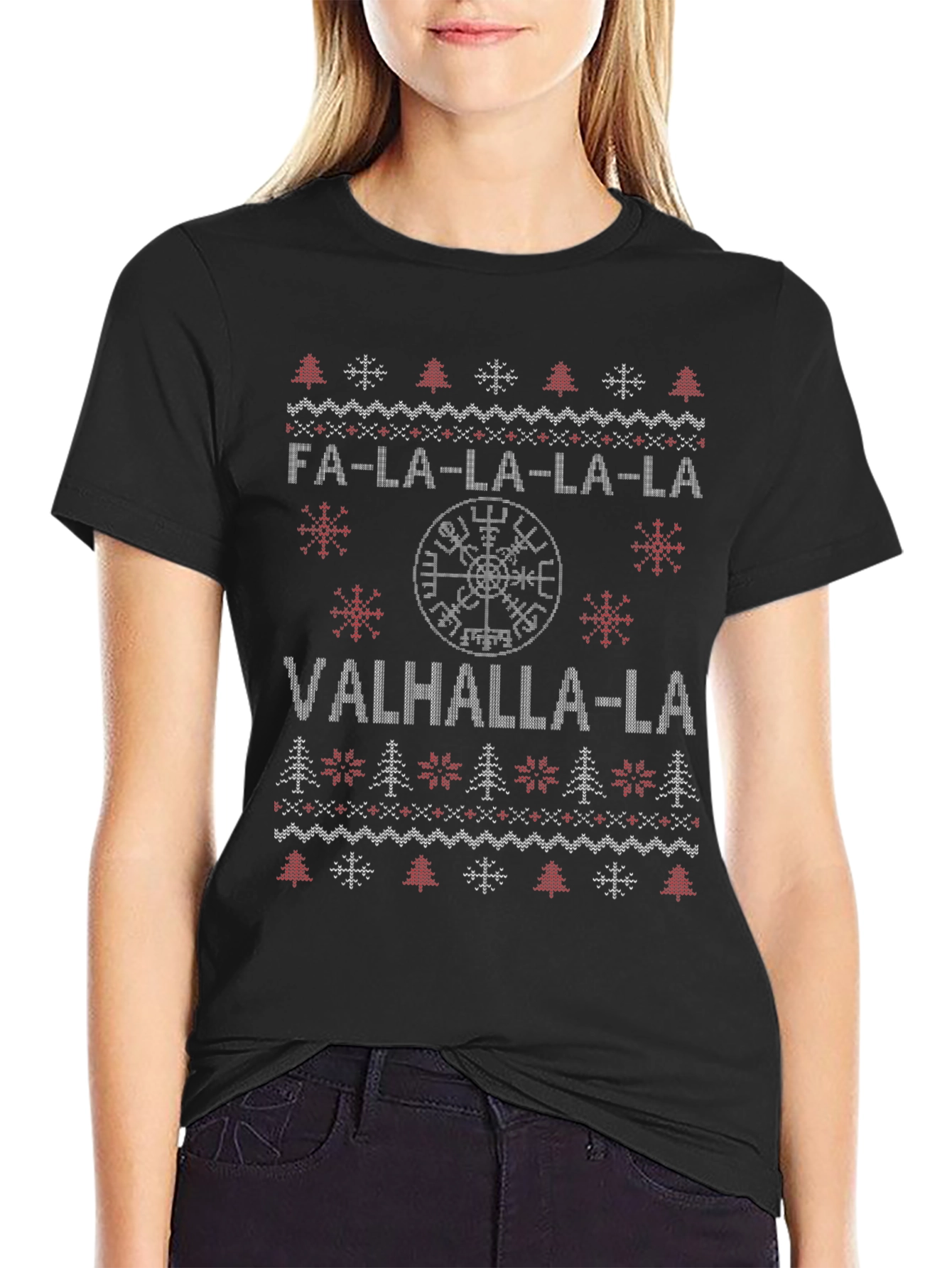 Fa La La Valhalla Christmas Graphic Tee