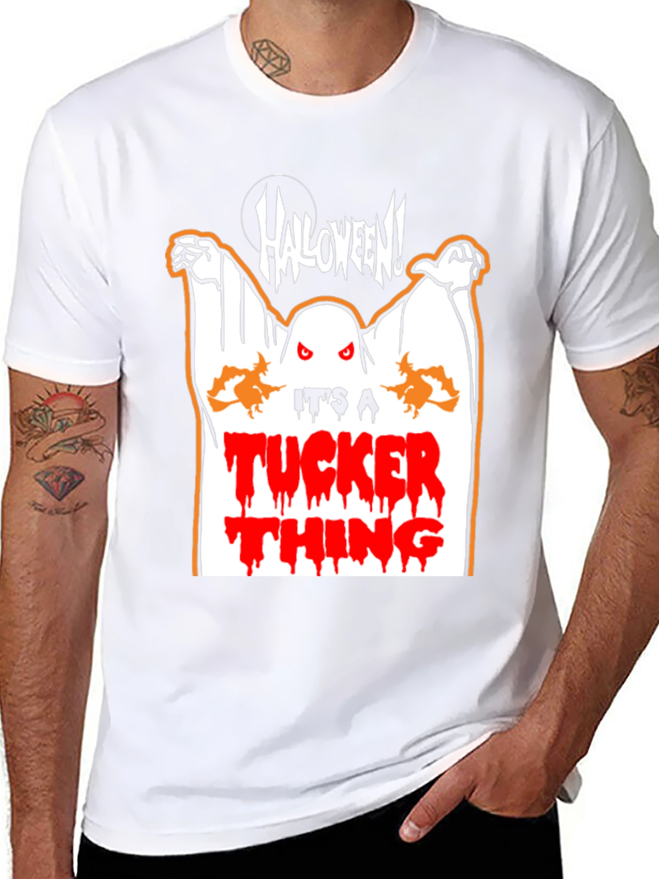 Halloween Tucker Thing Black T-Shirt