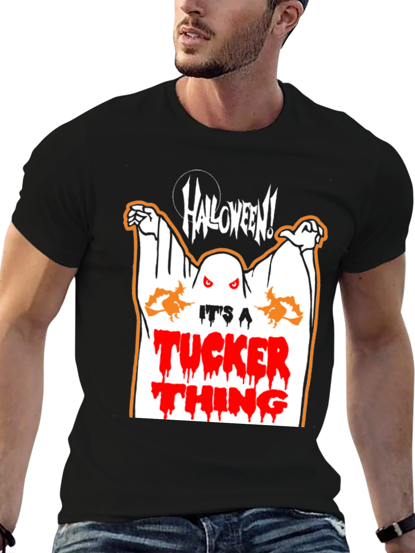 Halloween Tucker Thing Black T-Shirt