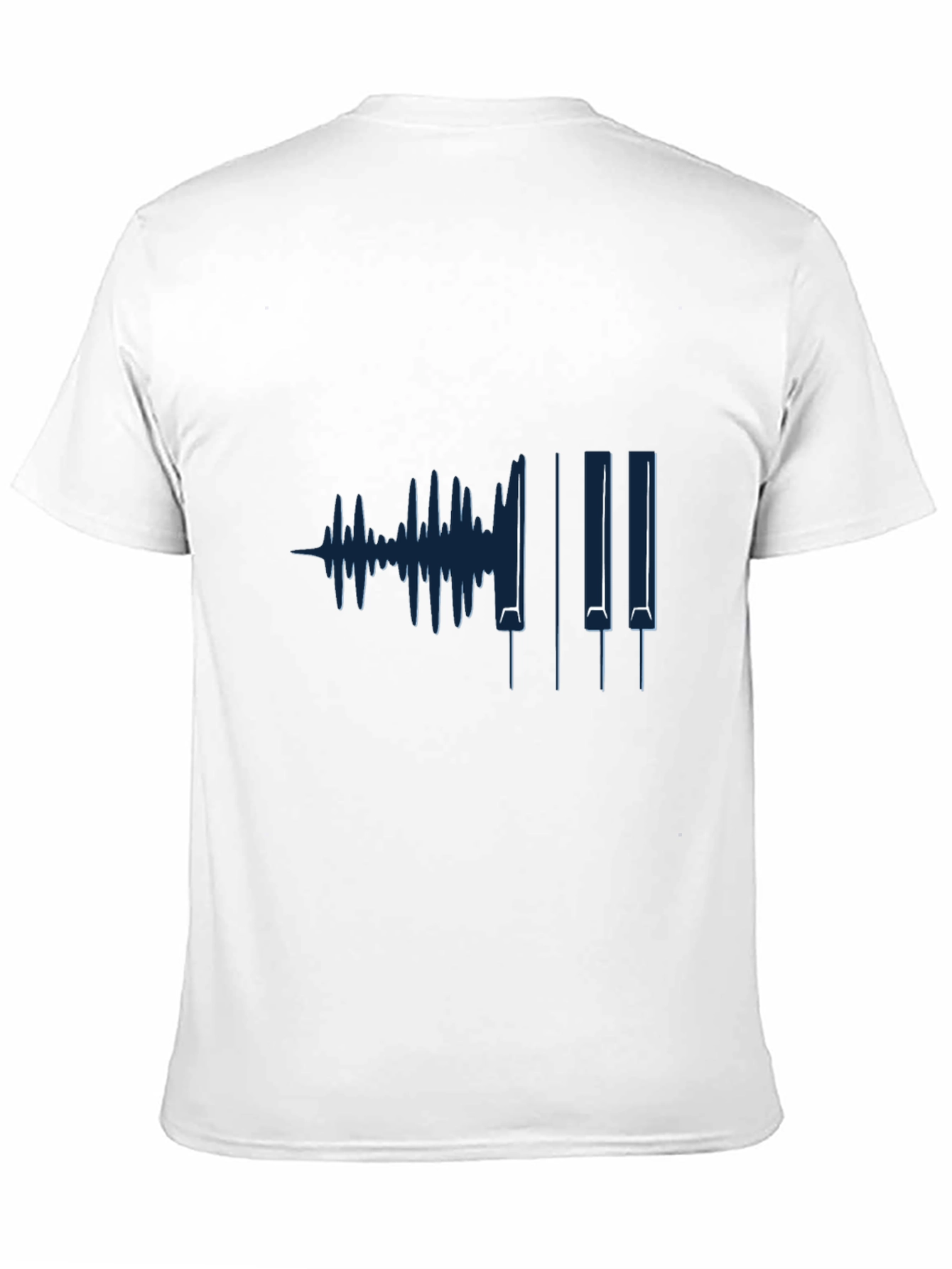 Piano Keys & Waveform Graphic Tee