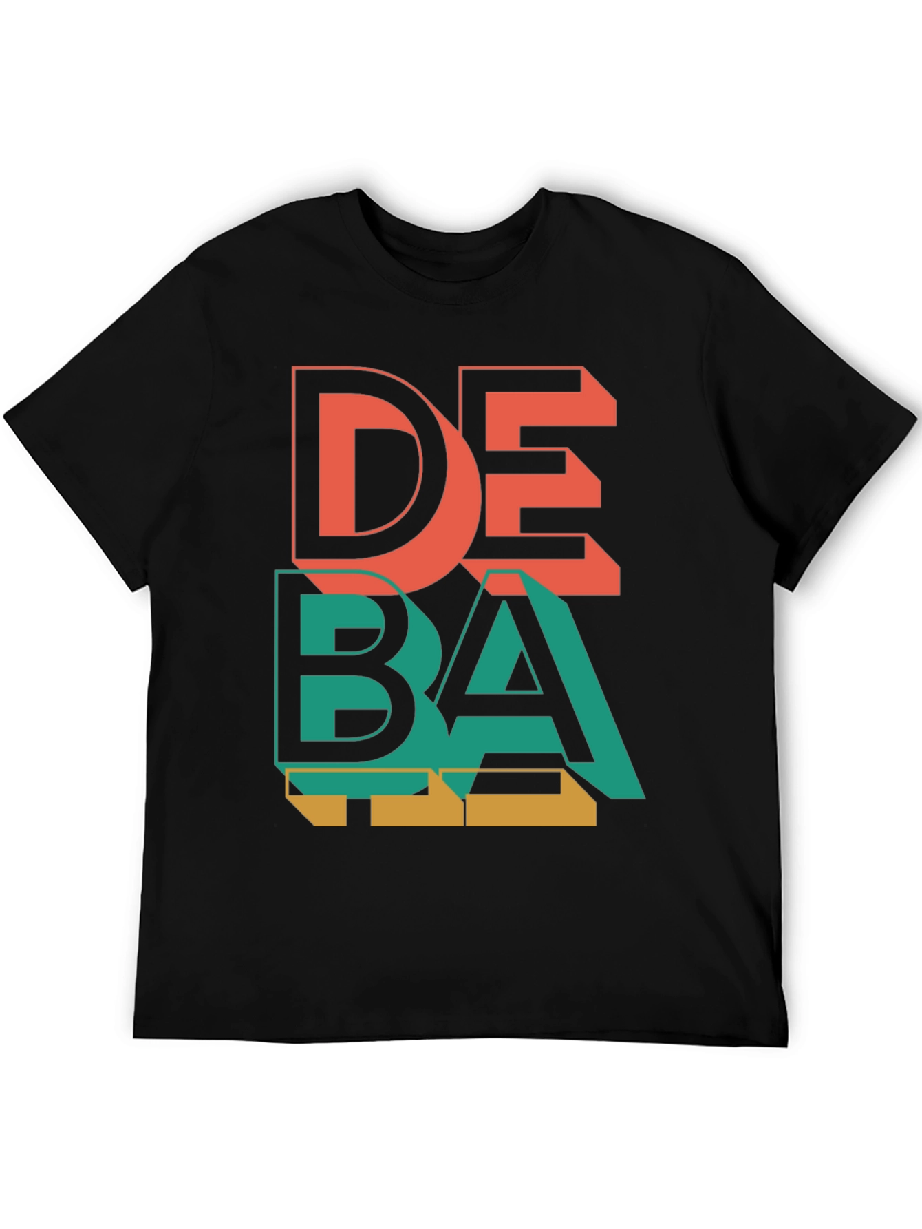 Stylish DEBA Graphic Tee - Modern Streetwear