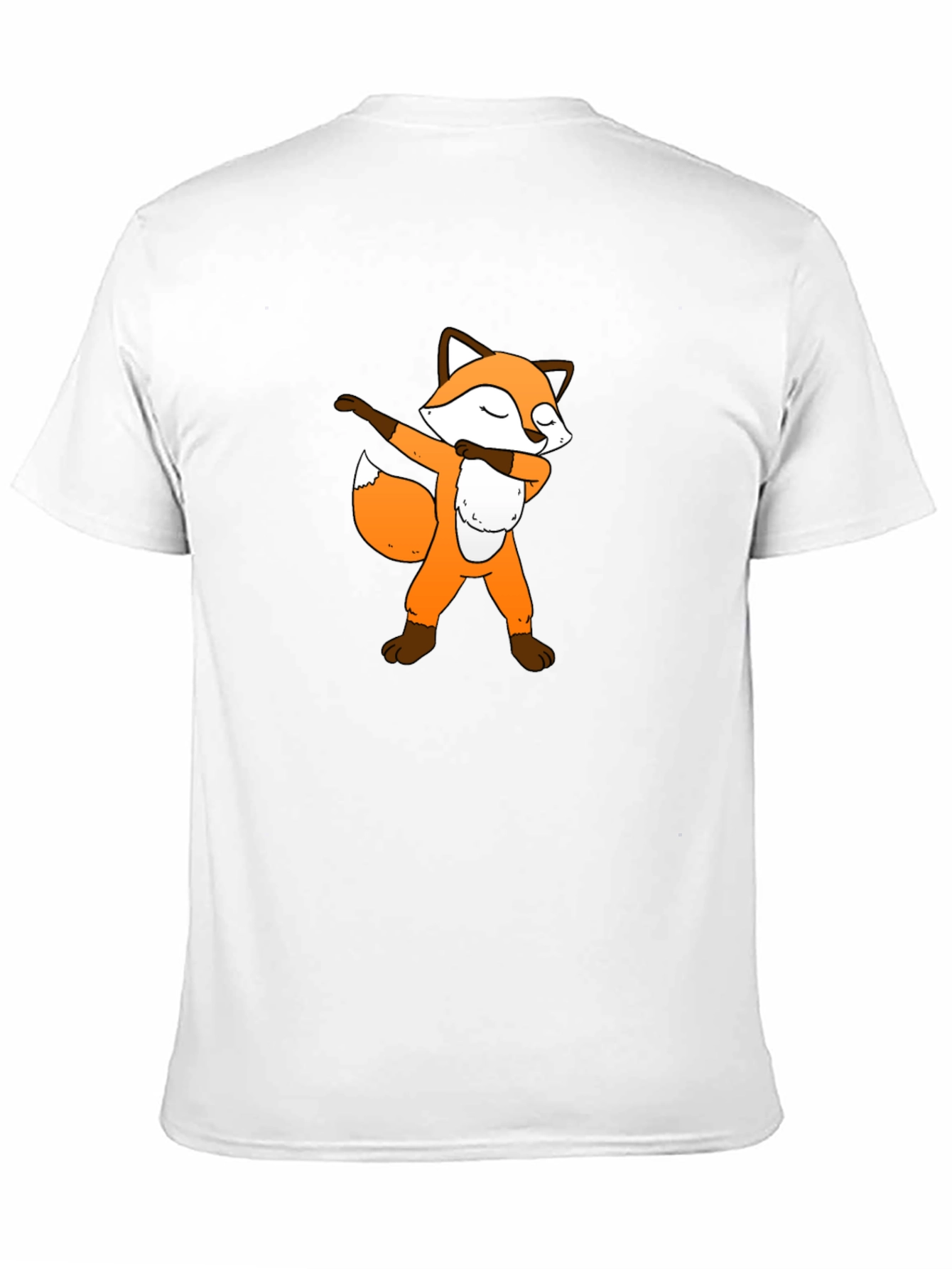 Dabbing Fox Black Graphic Tee