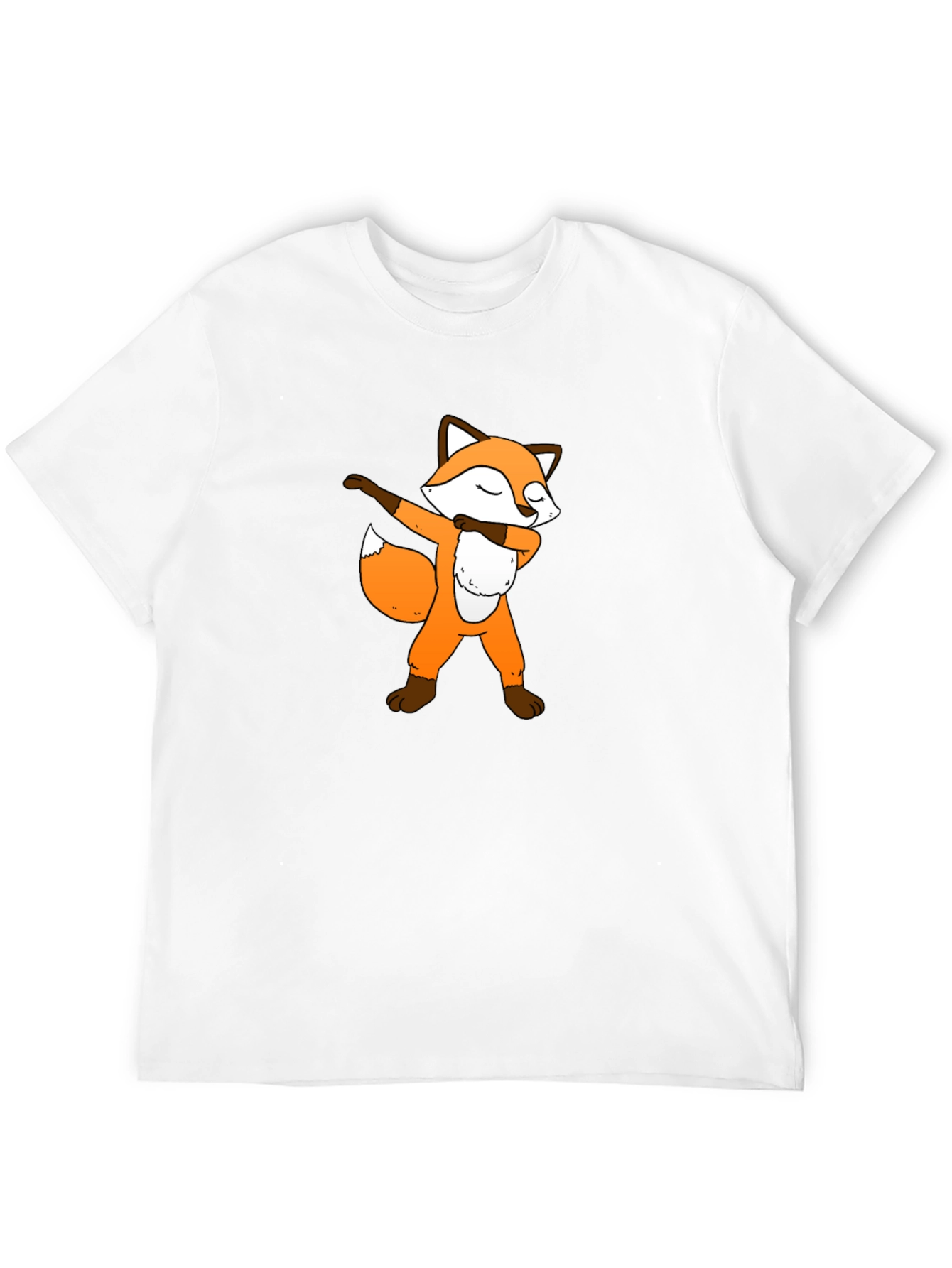 Dabbing Fox Black Graphic Tee