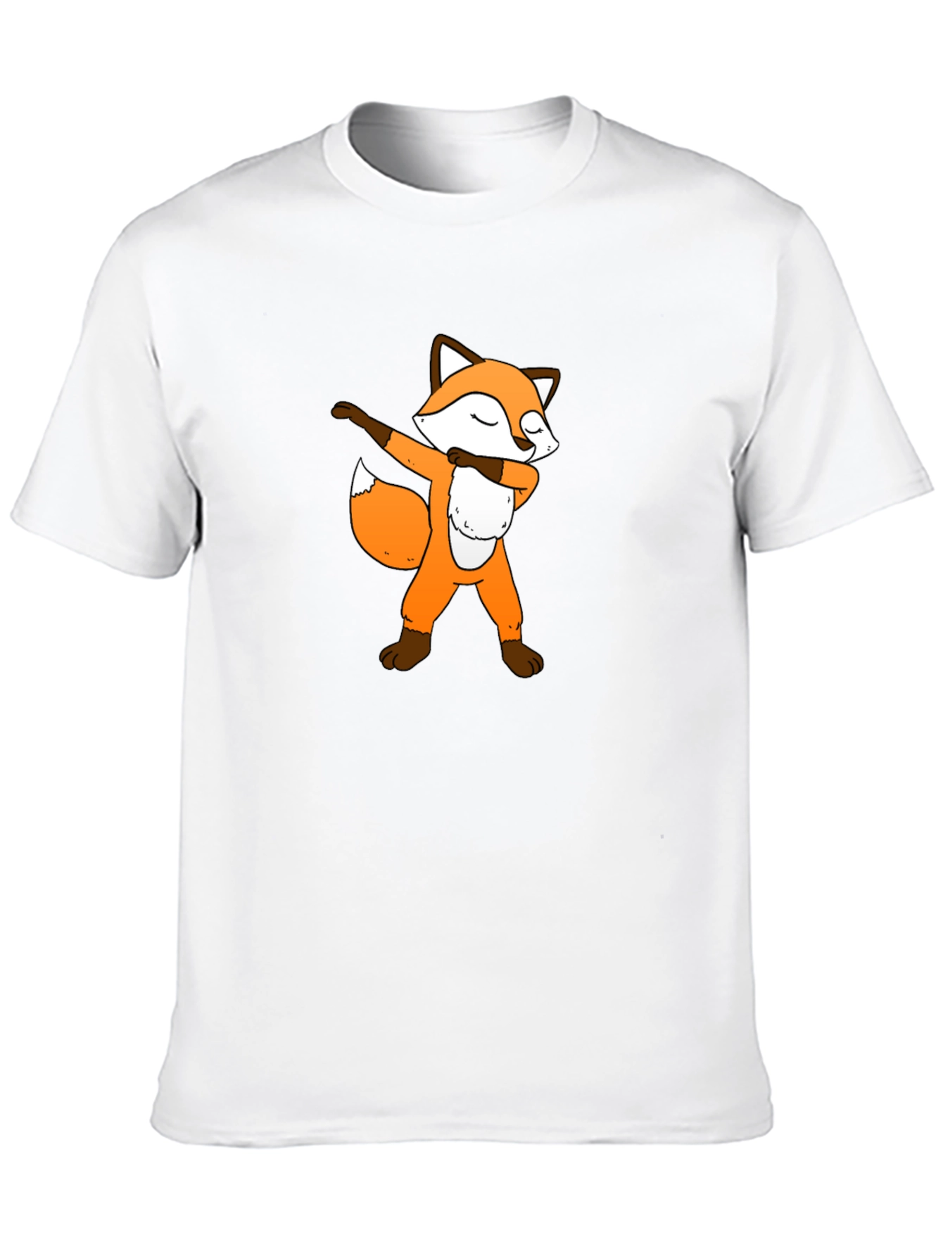 Dabbing Fox Black Graphic Tee