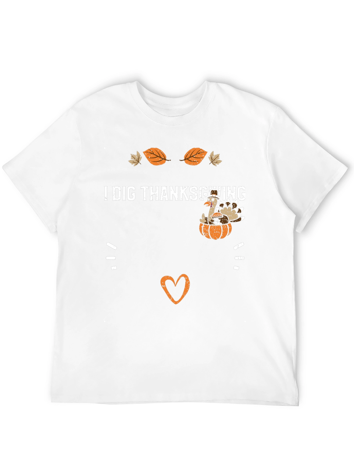 Thanksgiving Turkey Graphic Tee - I Dig Thanksgiving