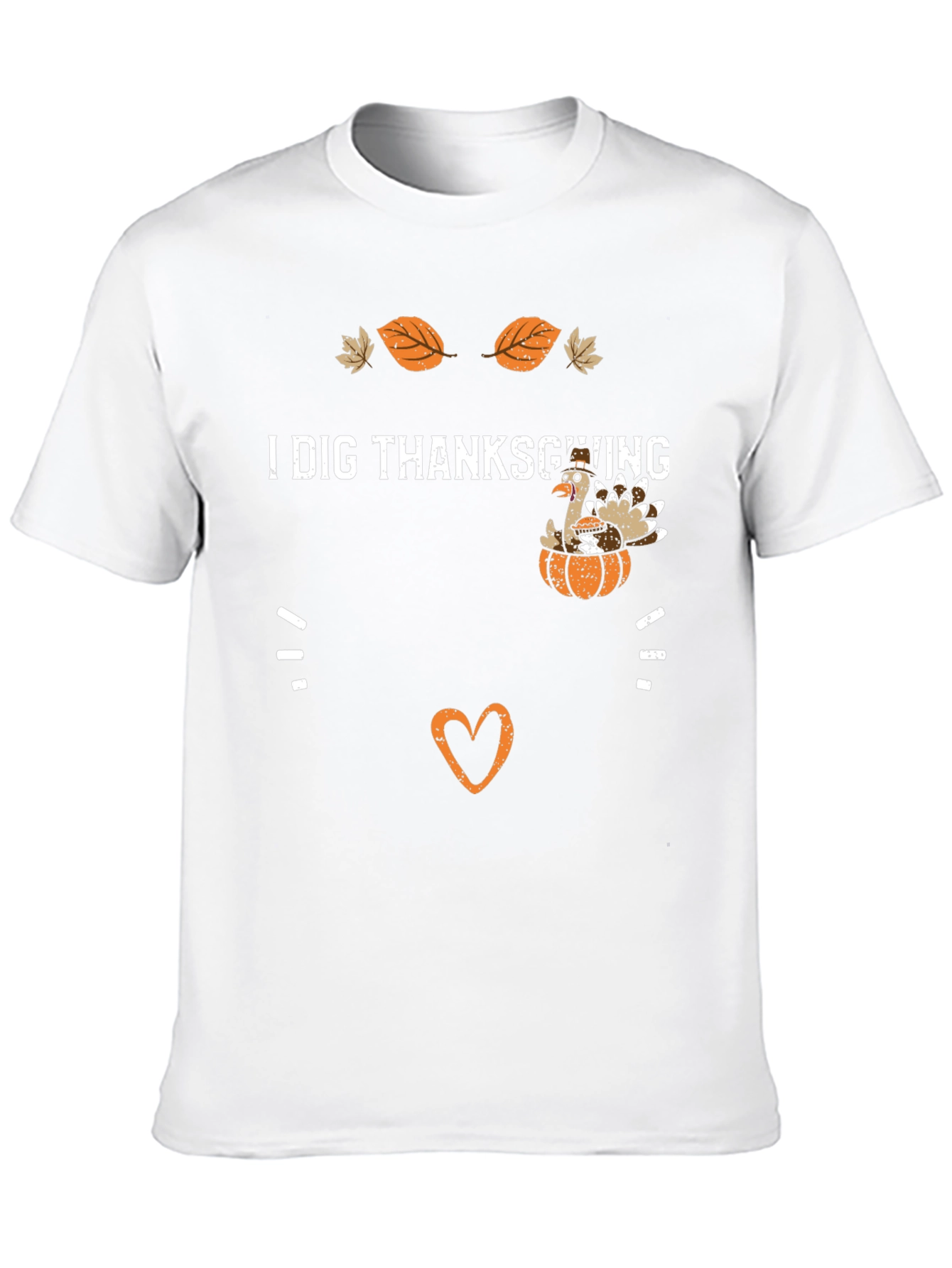 Thanksgiving Turkey Graphic Tee - I Dig Thanksgiving