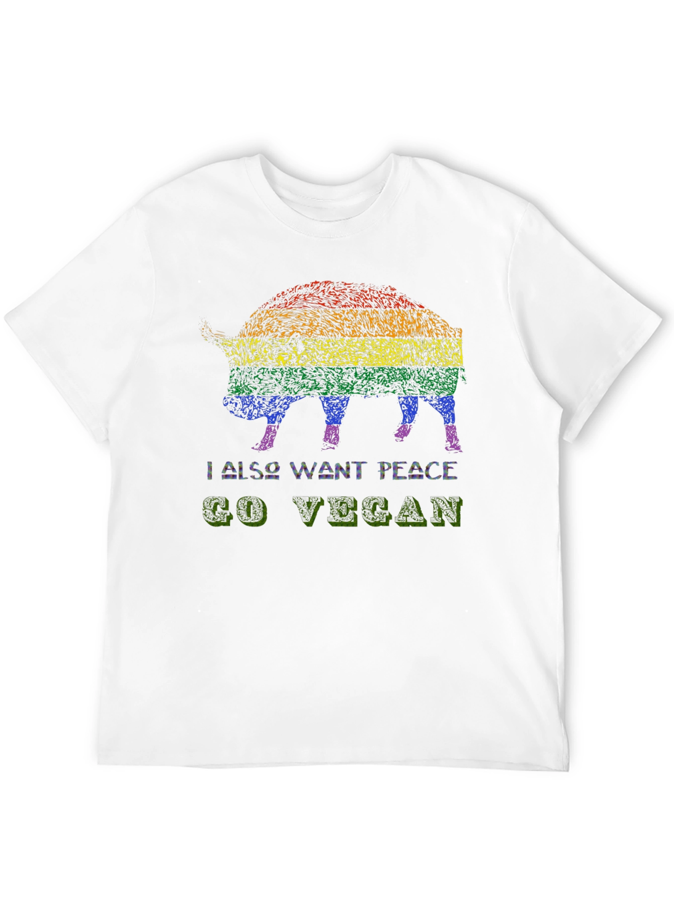 Vegan Pride Pig Graphic Tee
