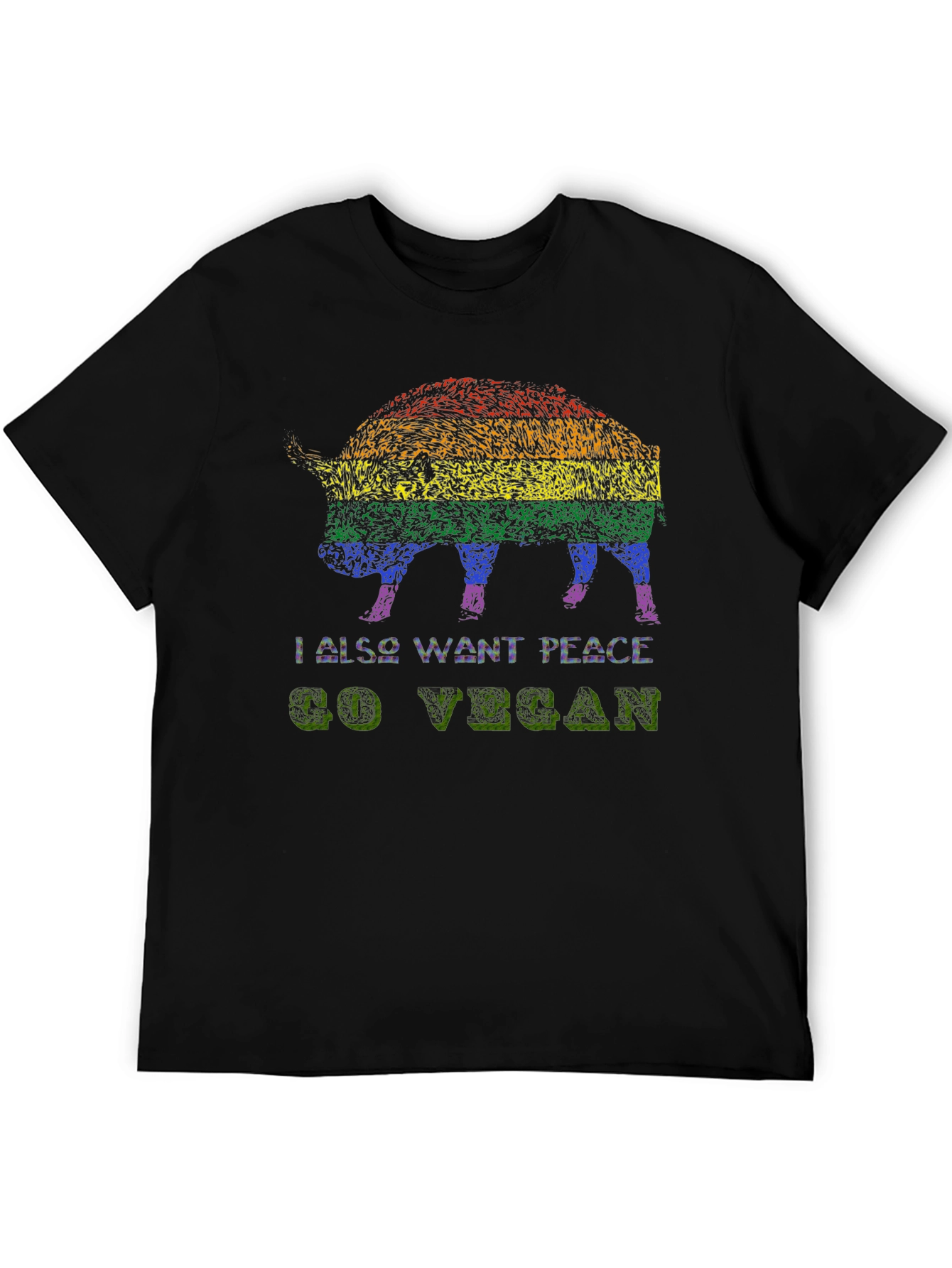 Vegan Pride Pig Graphic Tee