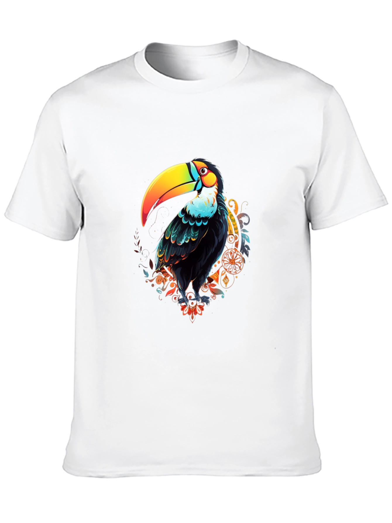 Toucan Graphic T-Shirt - Tropical Bird Design