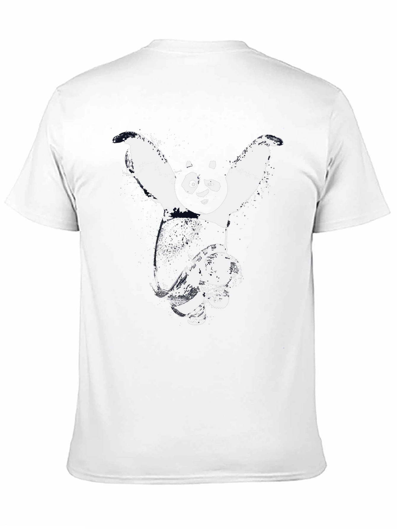 Kung Fu Panda Graphic Black T-Shirt