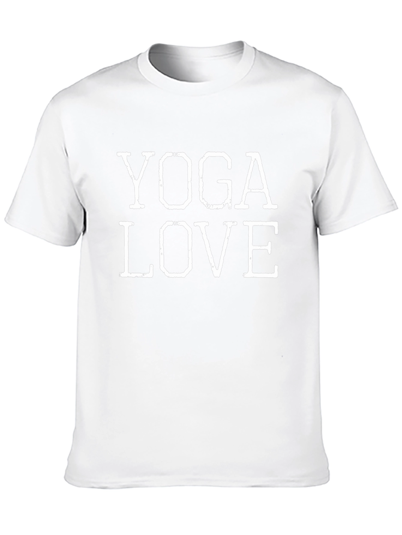 Yoga Love Graphic Tee - Black Cotton Blend