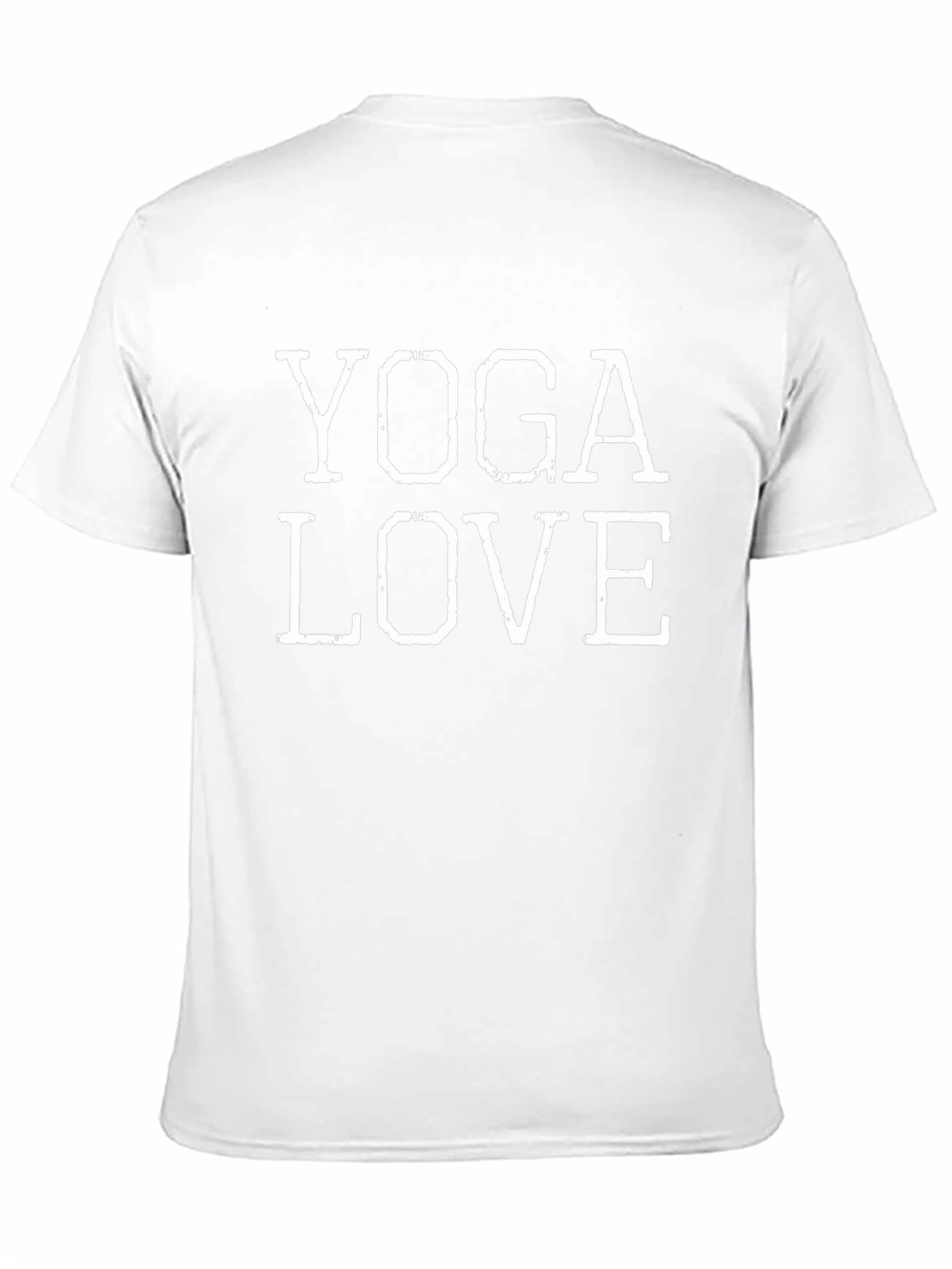 Yoga Love Graphic Tee - Black Cotton Blend