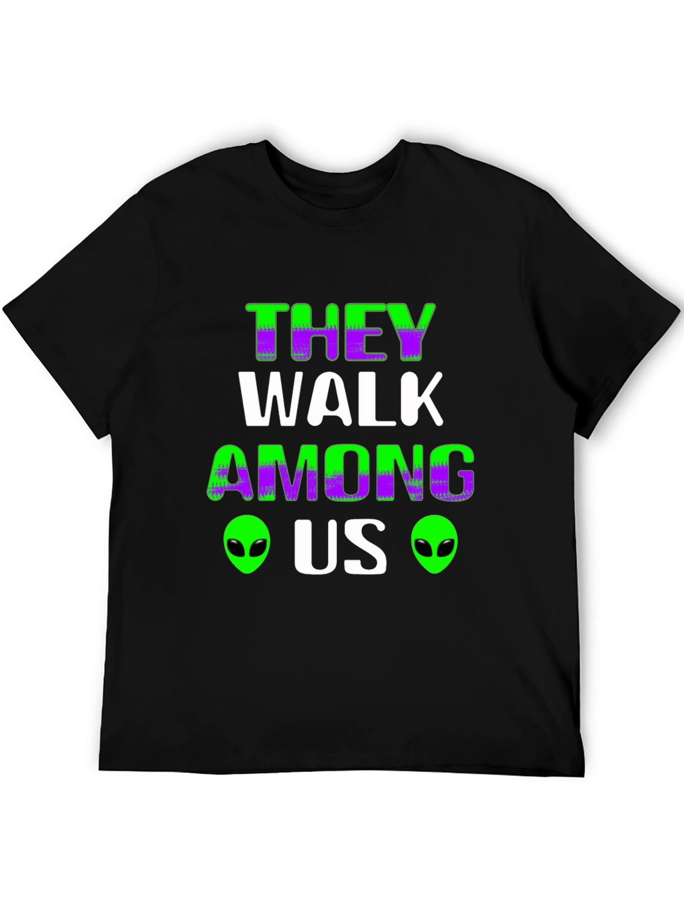 They Walk Among Us Alien Graphic T-Shirt